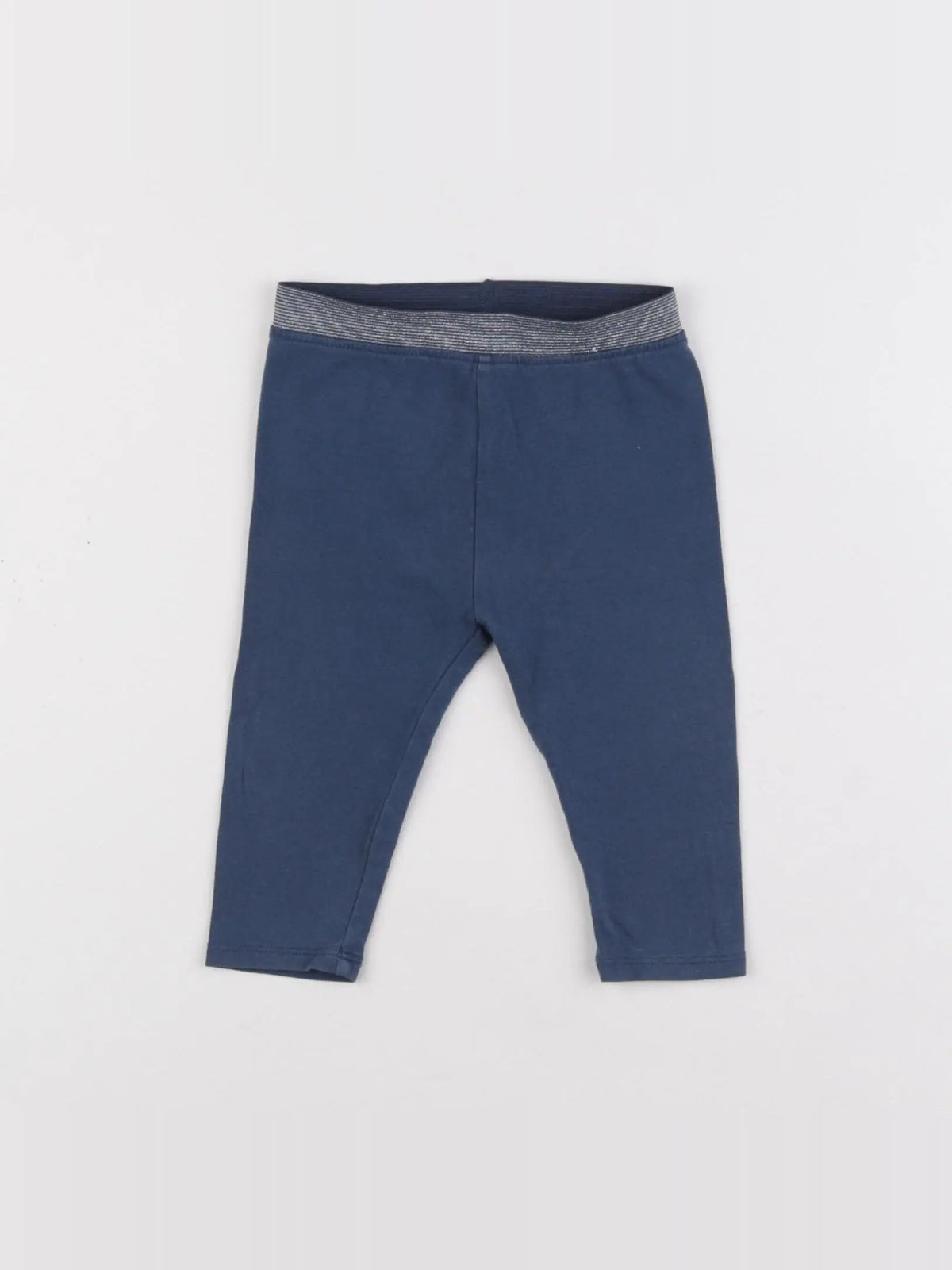 Vertbaudet - legging bleu - 9 mois