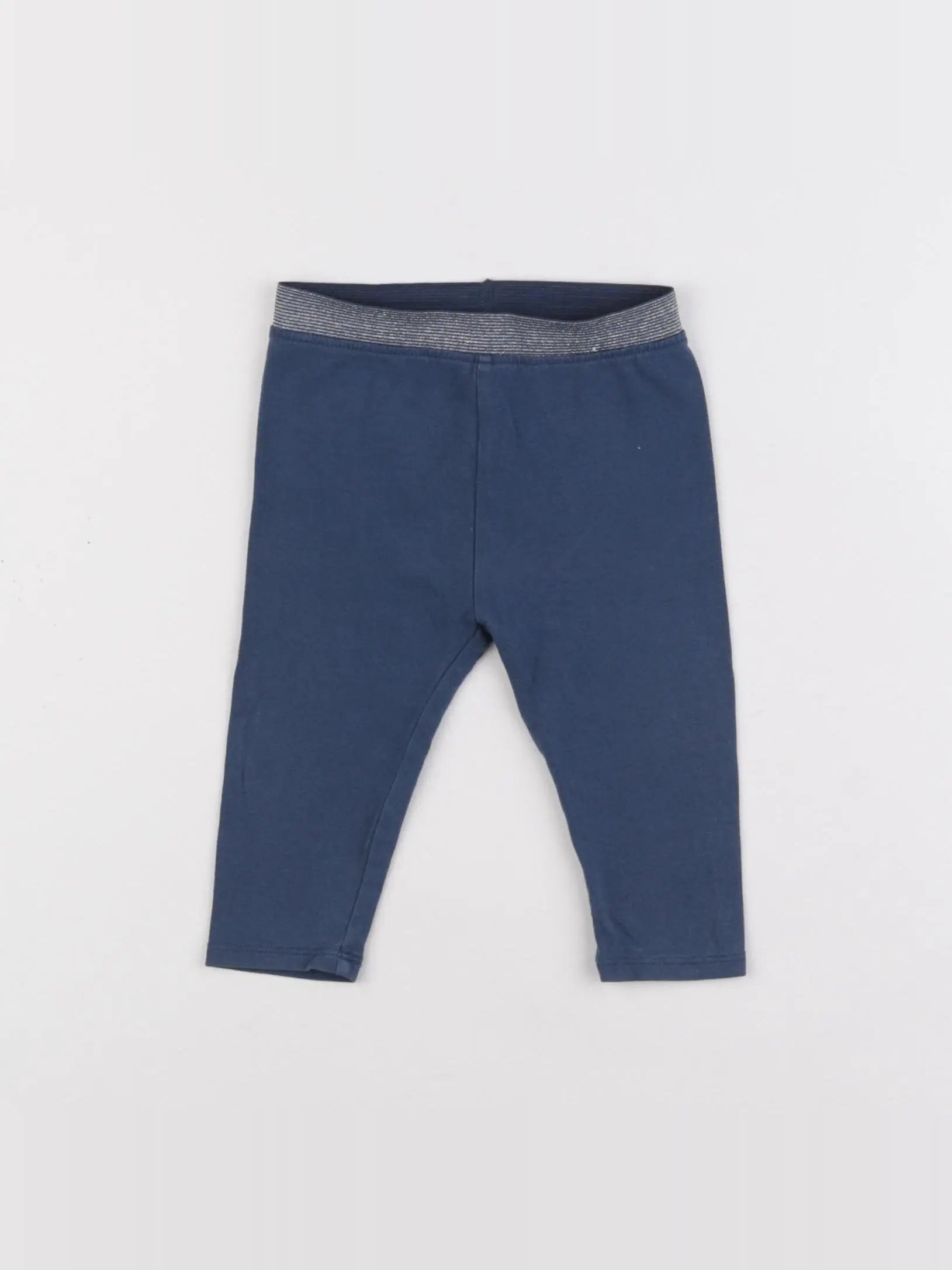 Vertbaudet - legging bleu - 9 mois
