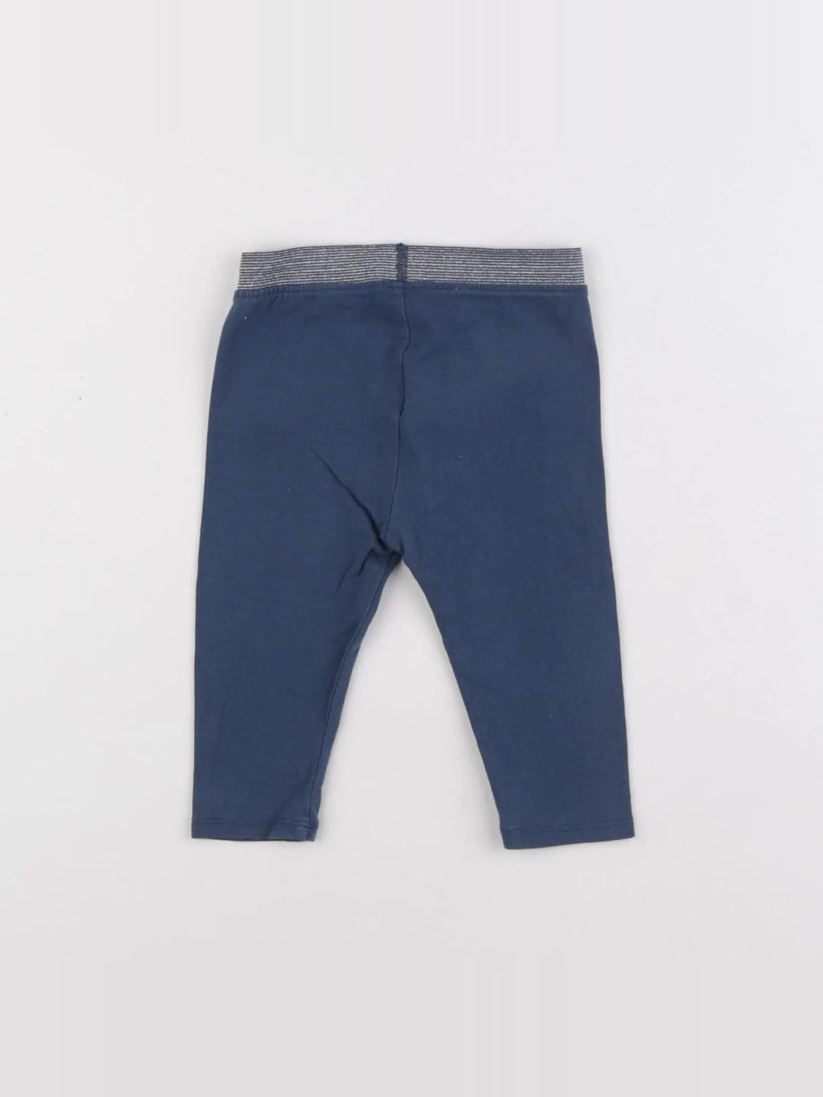 Vertbaudet - legging bleu - 9 mois