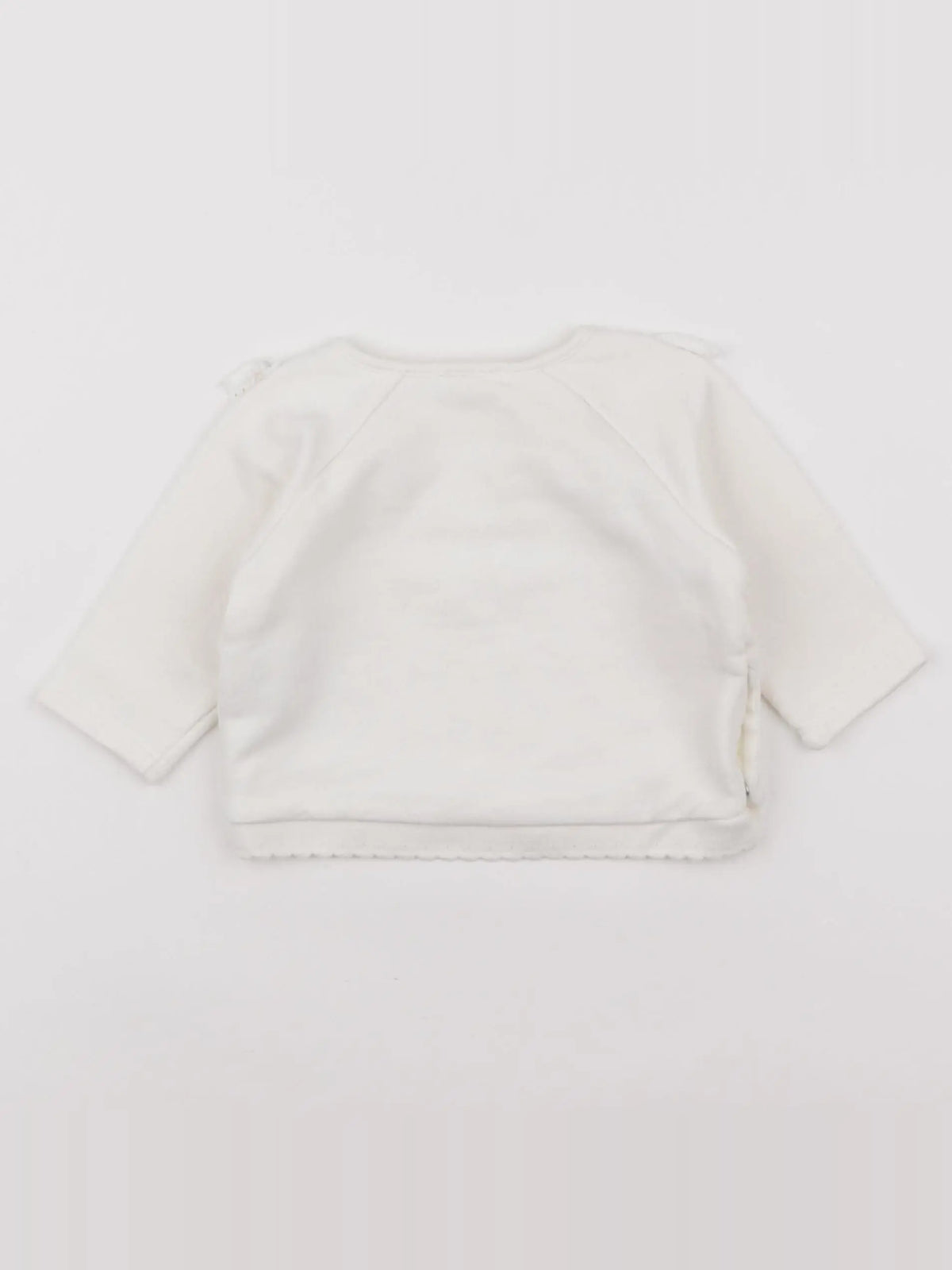 Vertbaudet - sweat beige - 6 mois