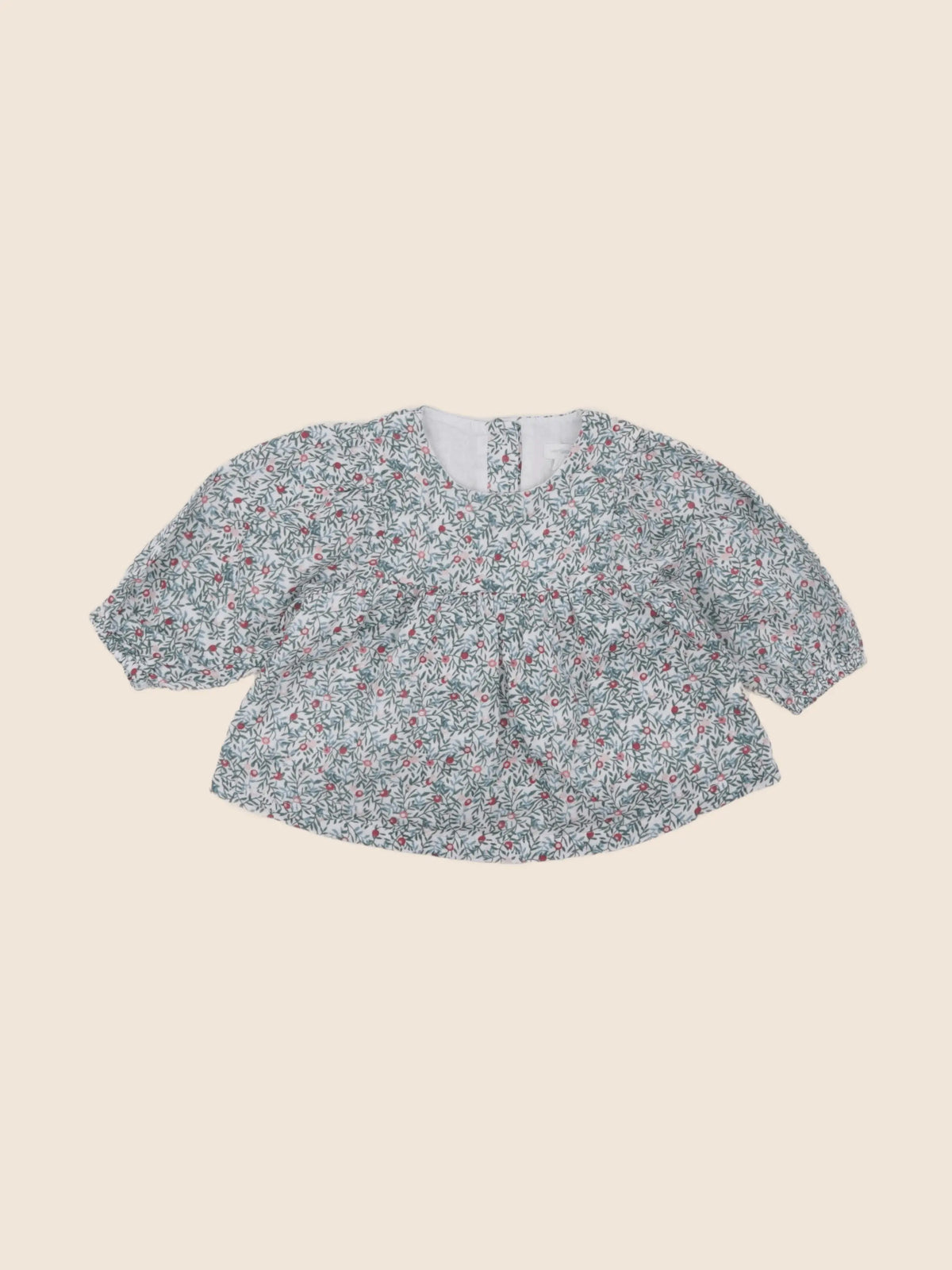 Vertbaudet - blouse vert - 9 mois
