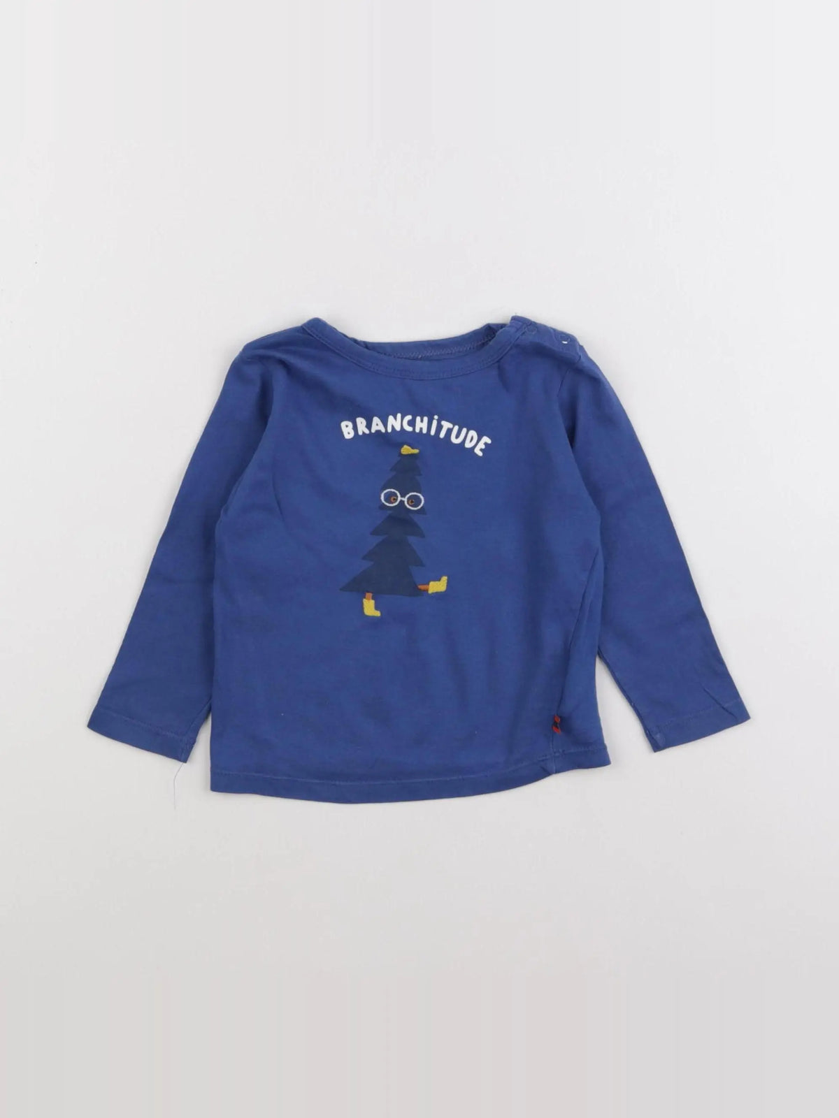 Cadet Rousselle - tee-shirt bleu - 12 mois