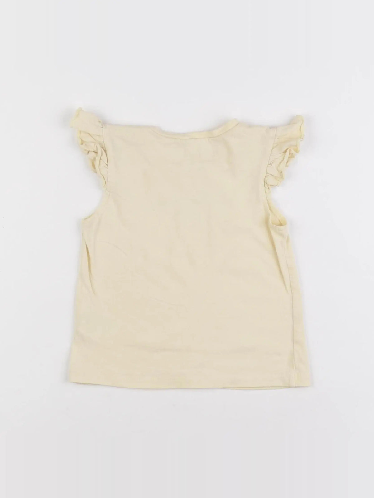 H&M - tee-shirt jaune - 9/12 mois