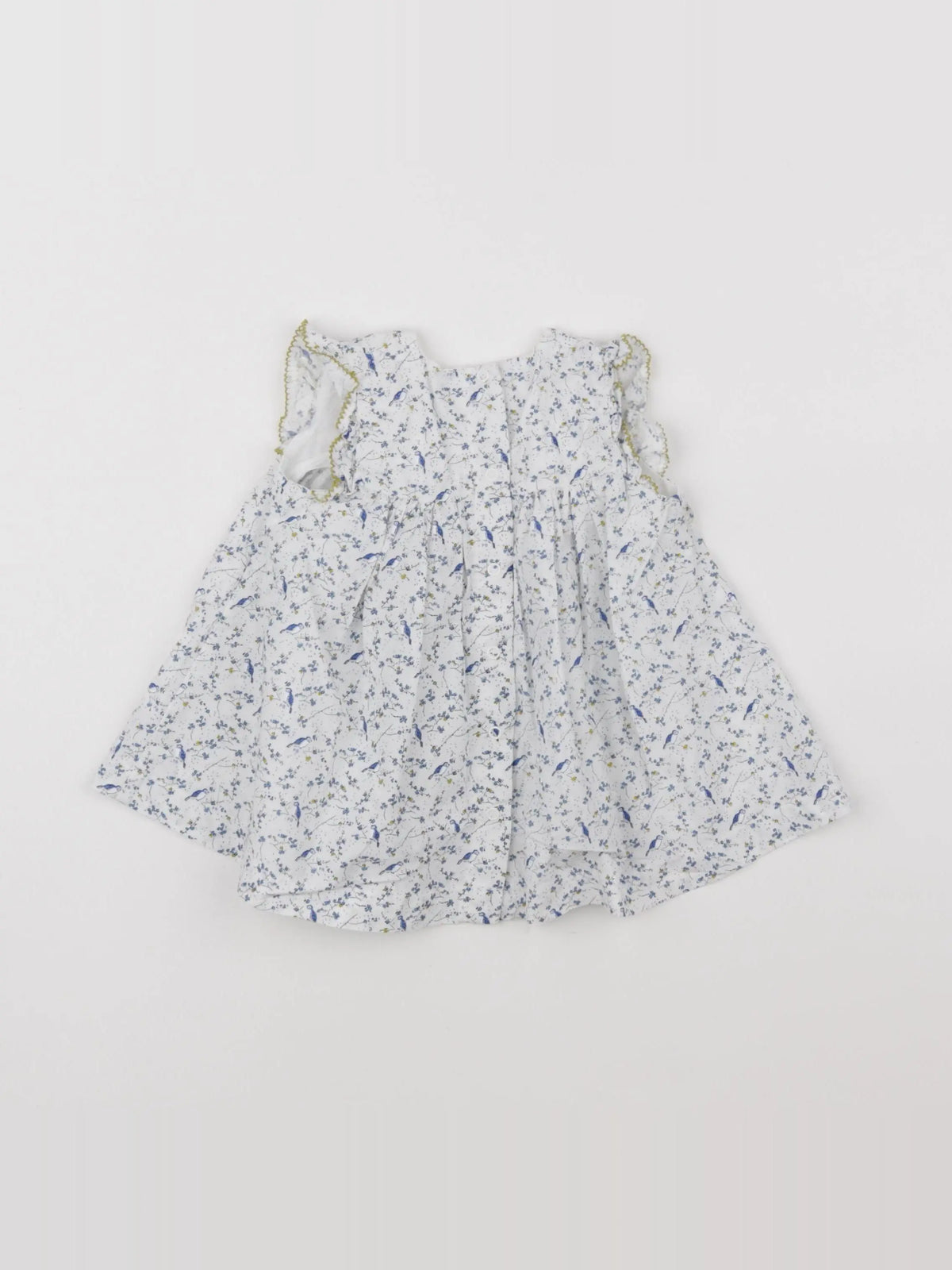 Petit Bateau - robe bleu - 6 mois