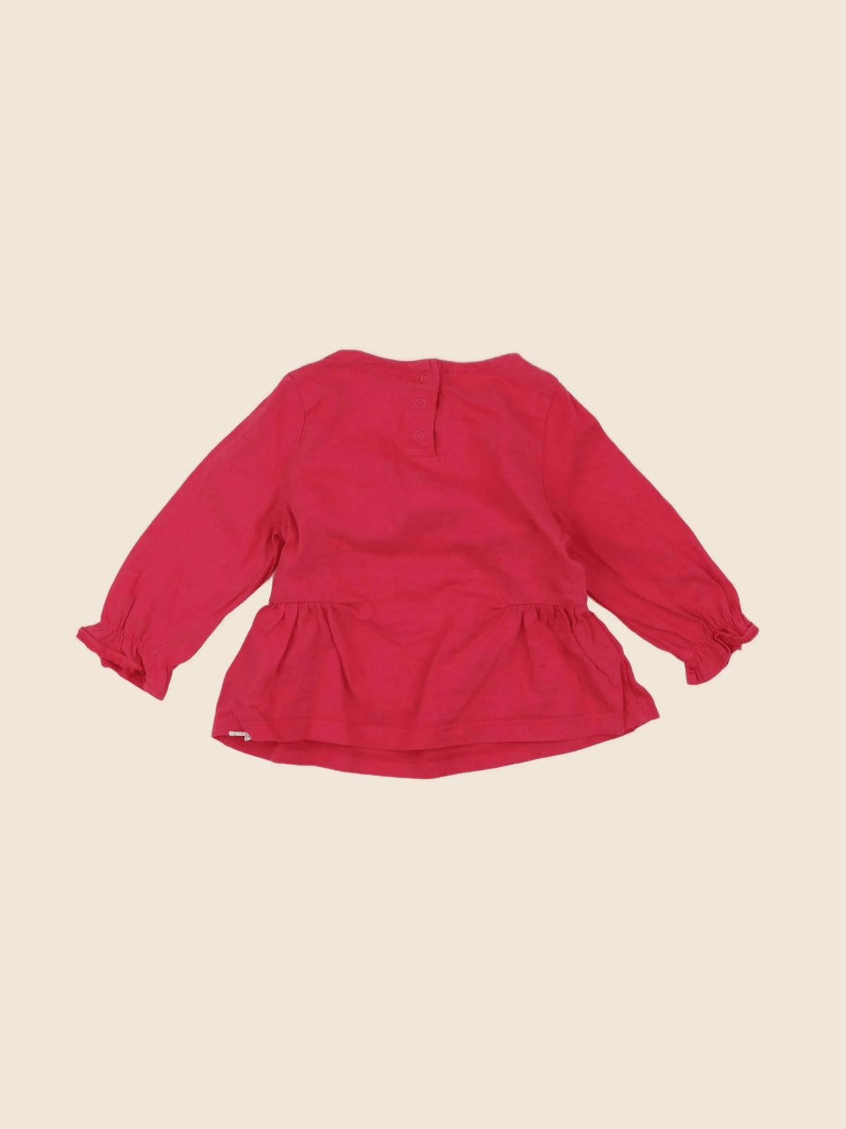 Tape à l'oeil - tee-shirt rouge - 9 mois