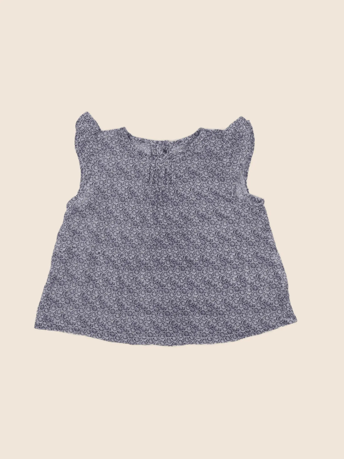 Boutchou - blouse bleu - 6 mois