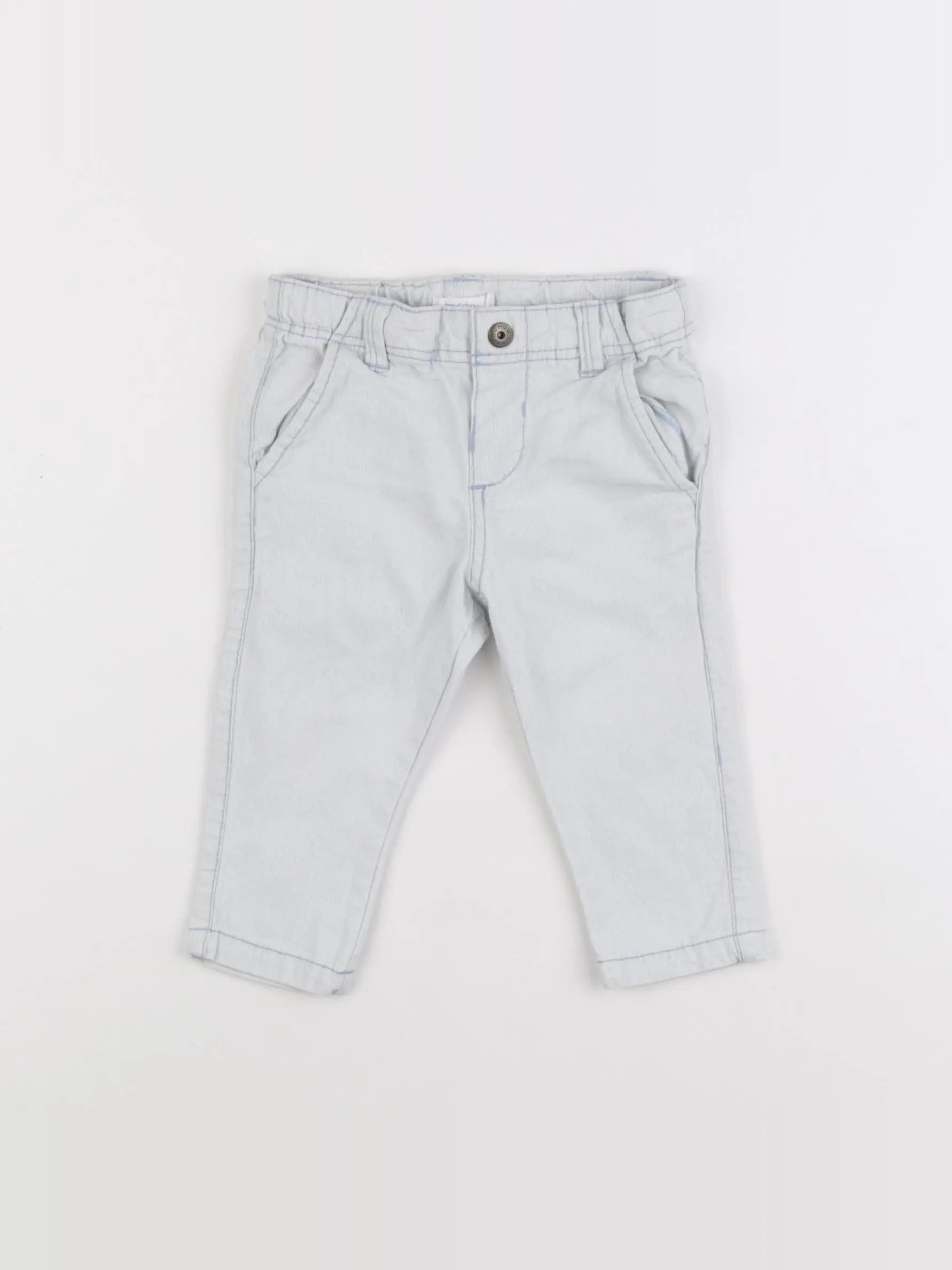 Boutchou - pantalon bleu - 6 mois