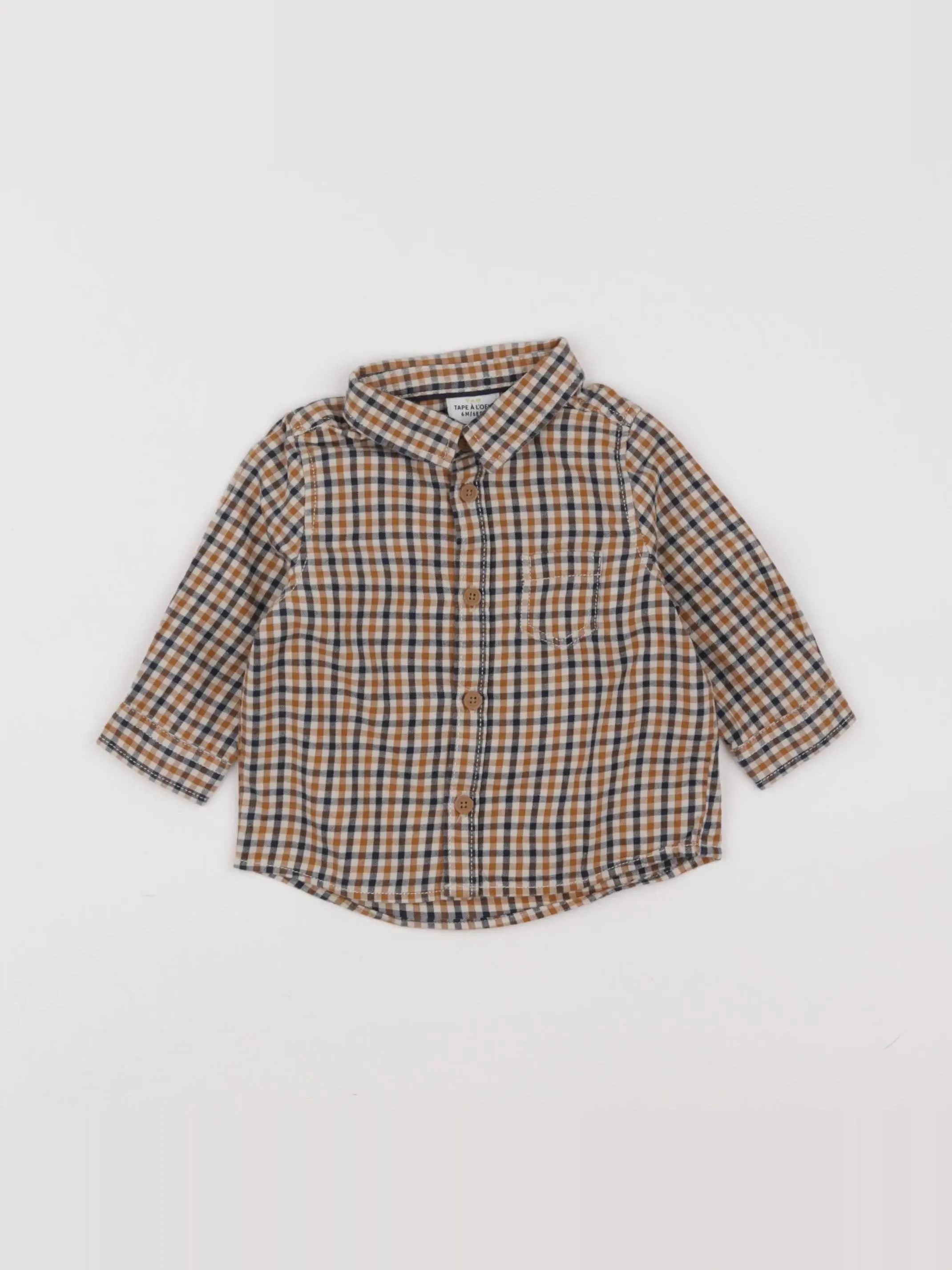 Tape à l'oeil - chemise multicolore - 6 mois