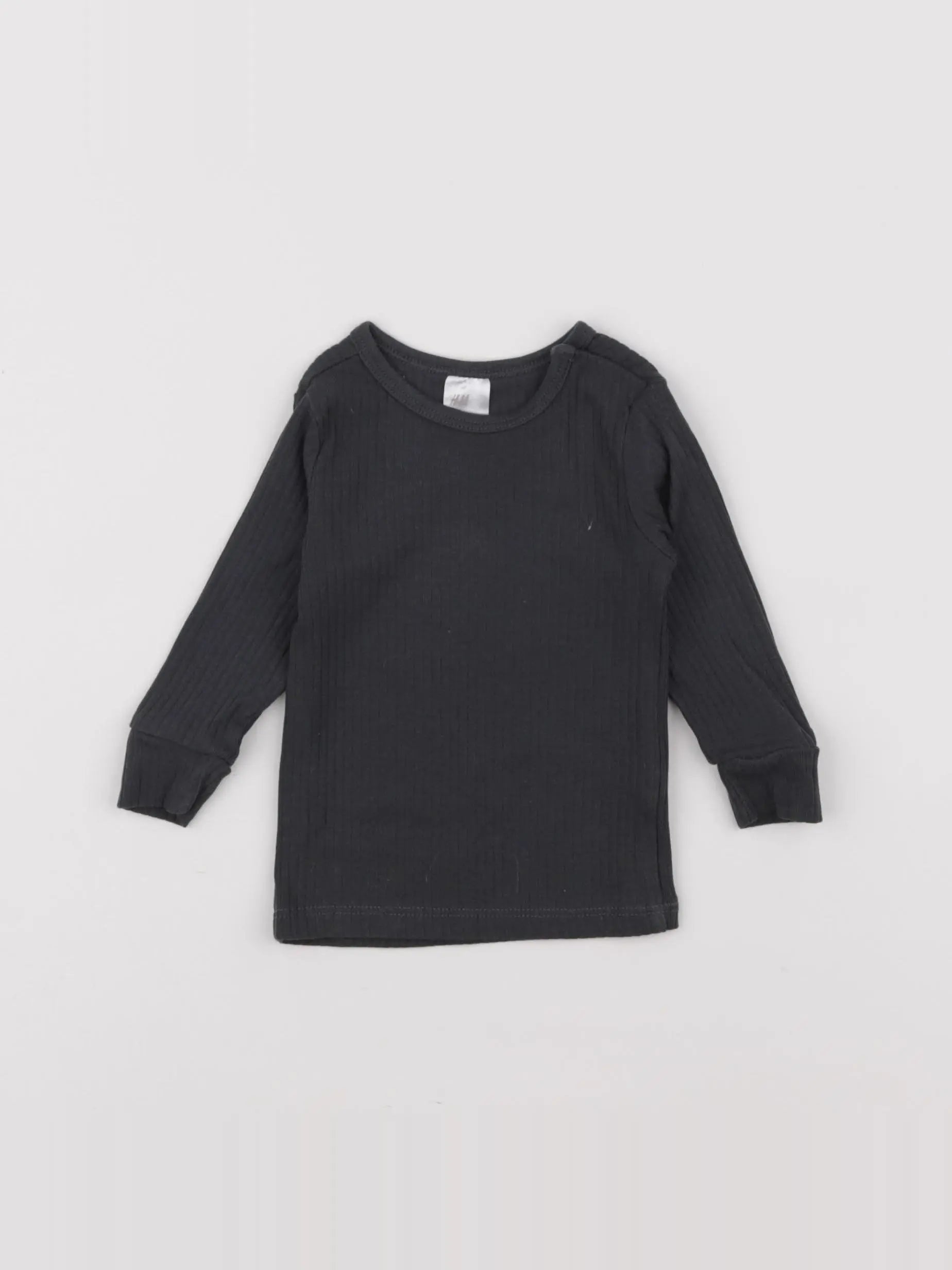 H&M - tee-shirt gris - 3 mois