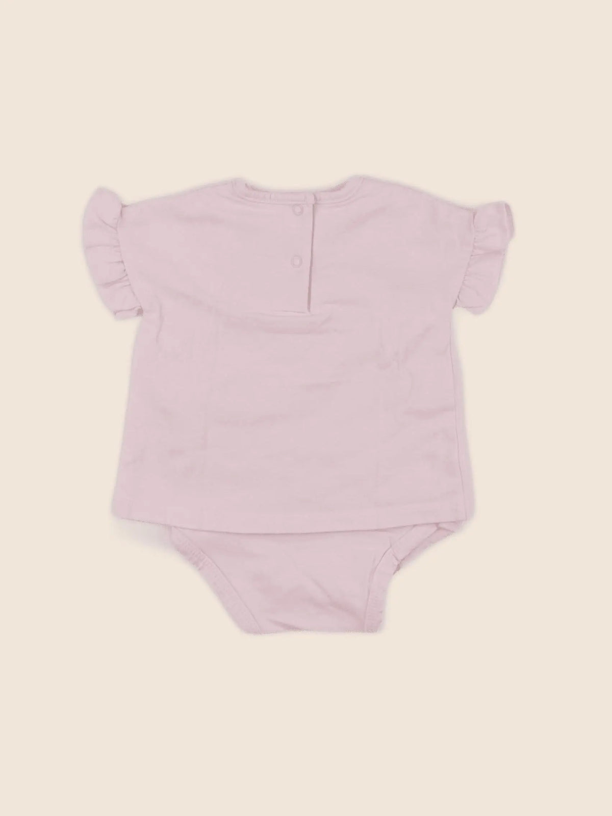 Vertbaudet - body tee-shirt rose - 3 mois
