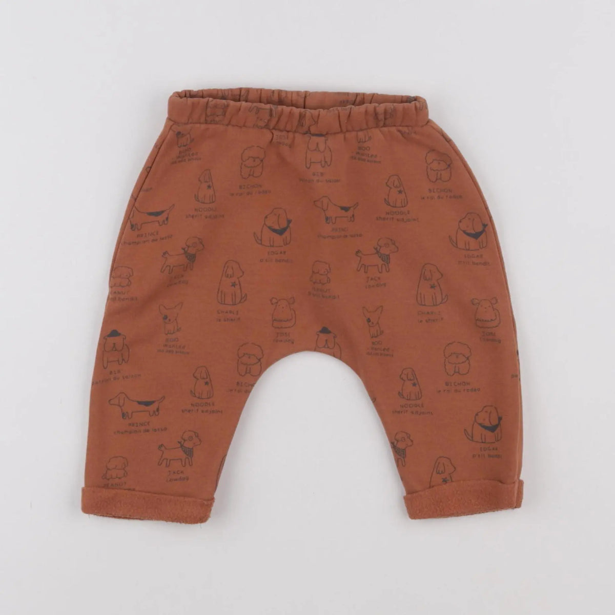 Vertbaudet - pantalon marron - 6 mois