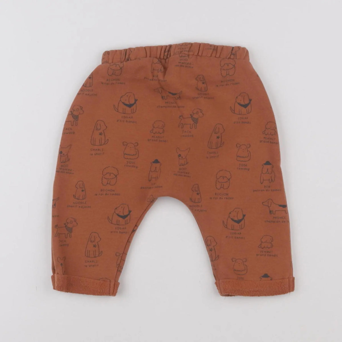 Vertbaudet - pantalon marron - 6 mois