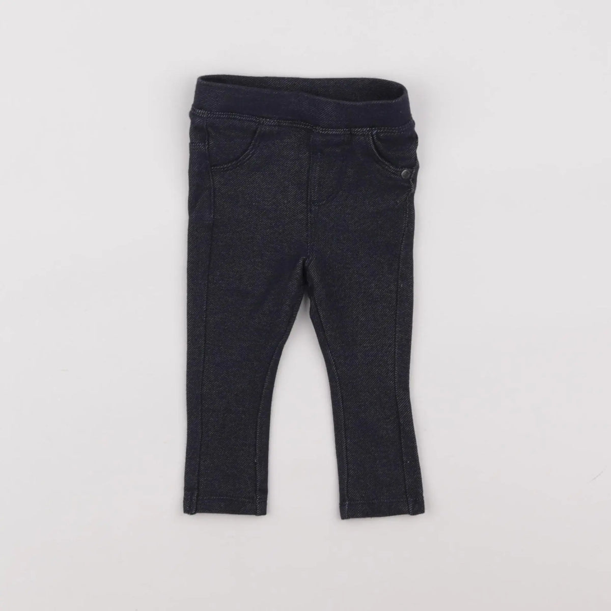 Vertbaudet - jegging bleu - 3 mois