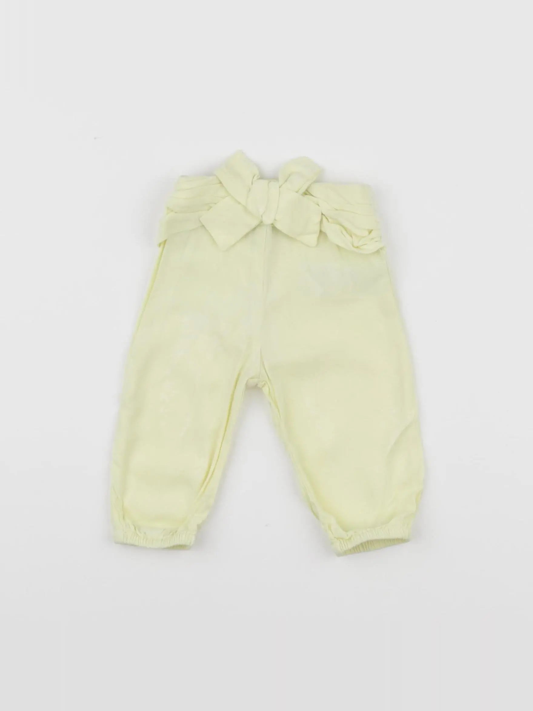 Vertbaudet - pantalon jaune - 3 mois