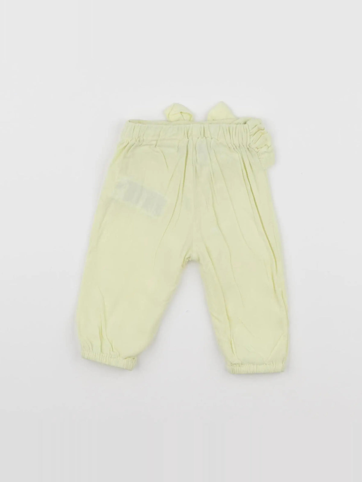 Vertbaudet - pantalon jaune - 3 mois