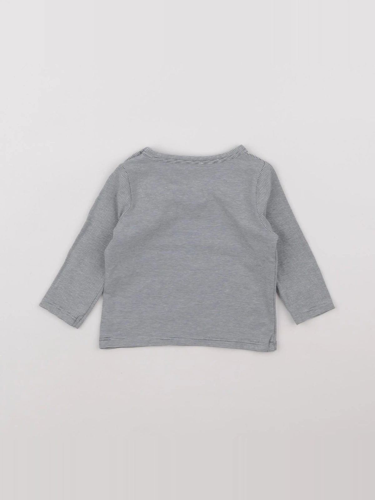 Vertbaudet - tee-shirt gris - 6 mois