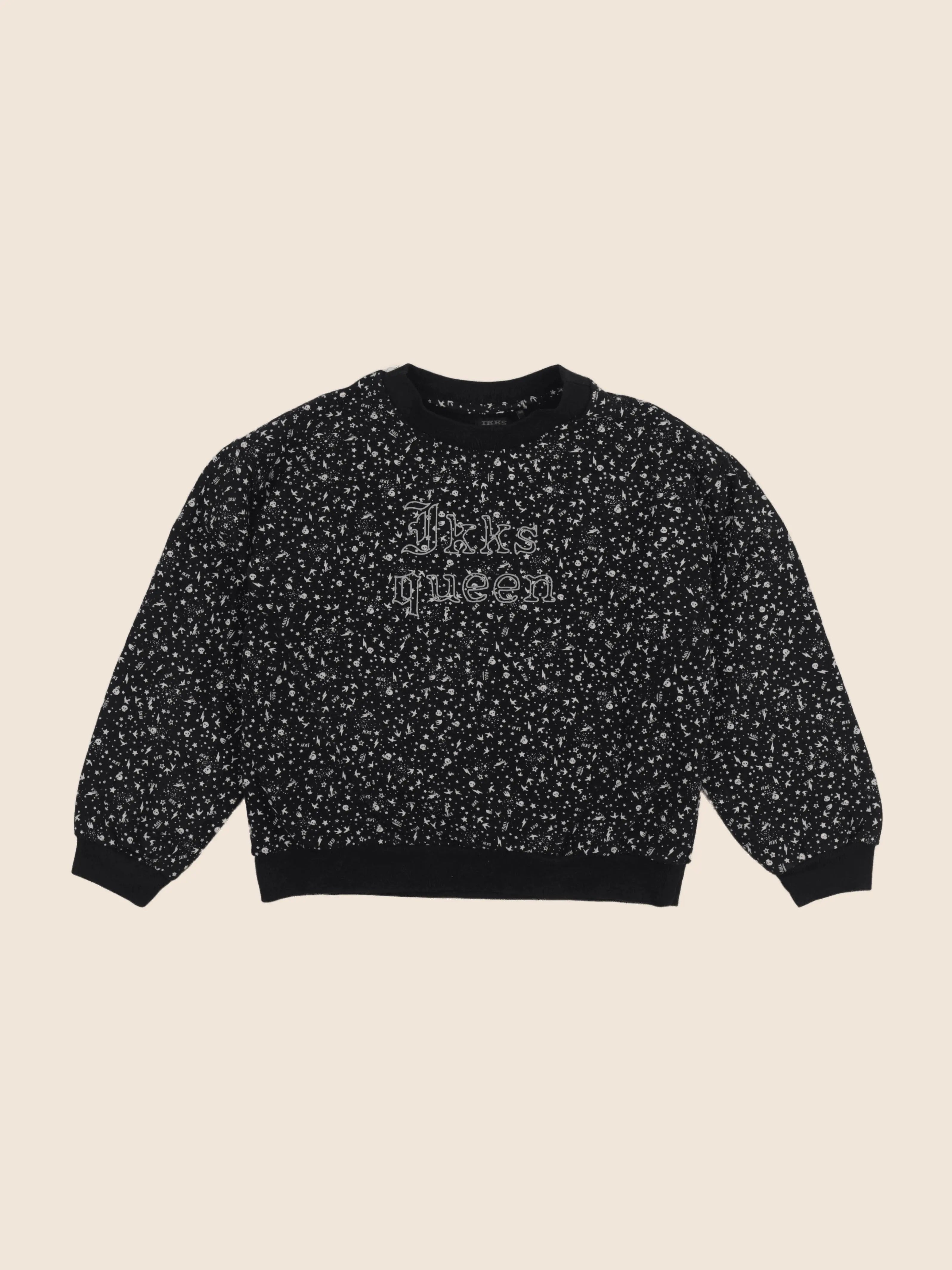 IKKS - sweat noir - 10 ans