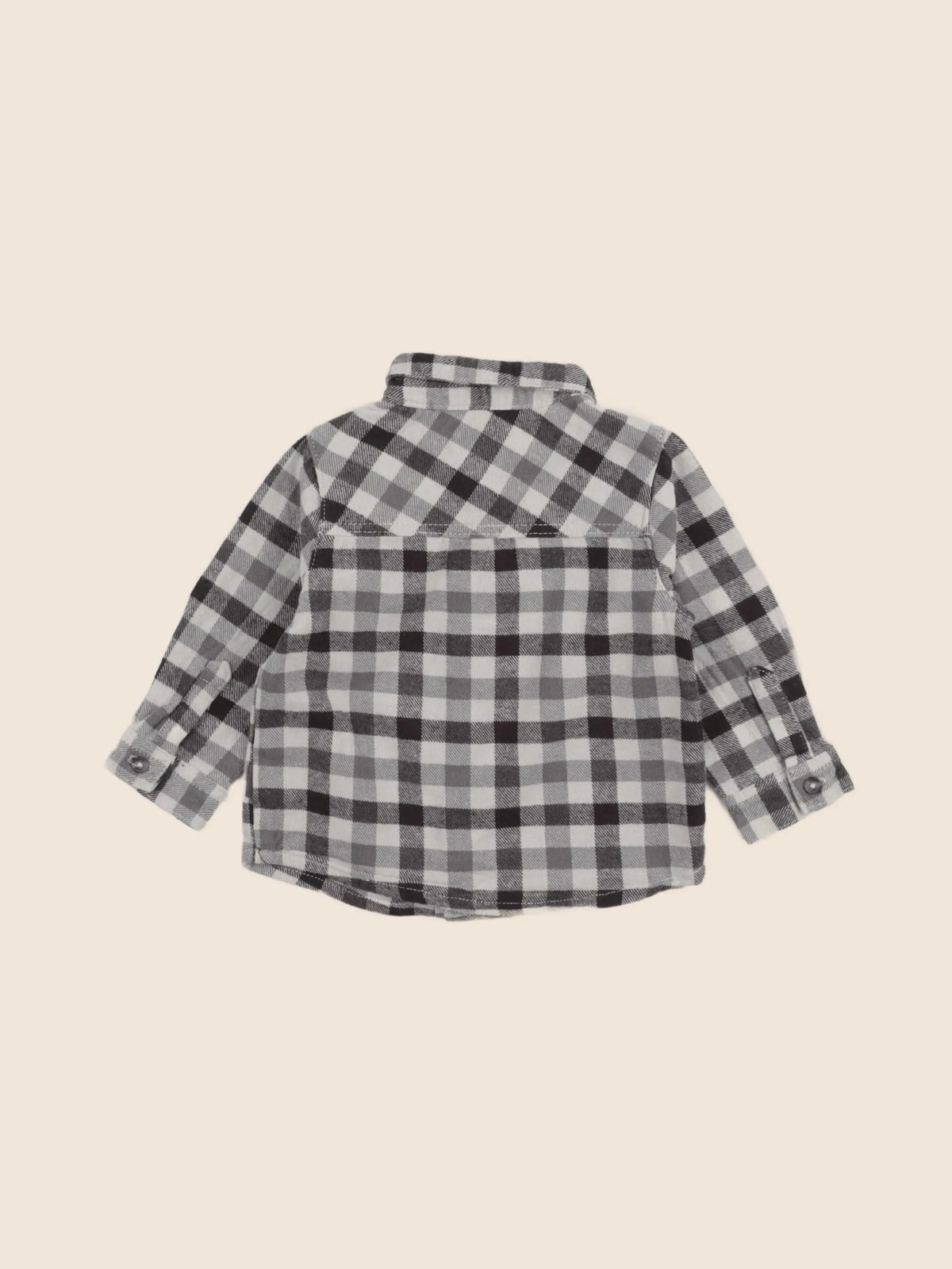 Vertbaudet - chemise marron - 12 mois