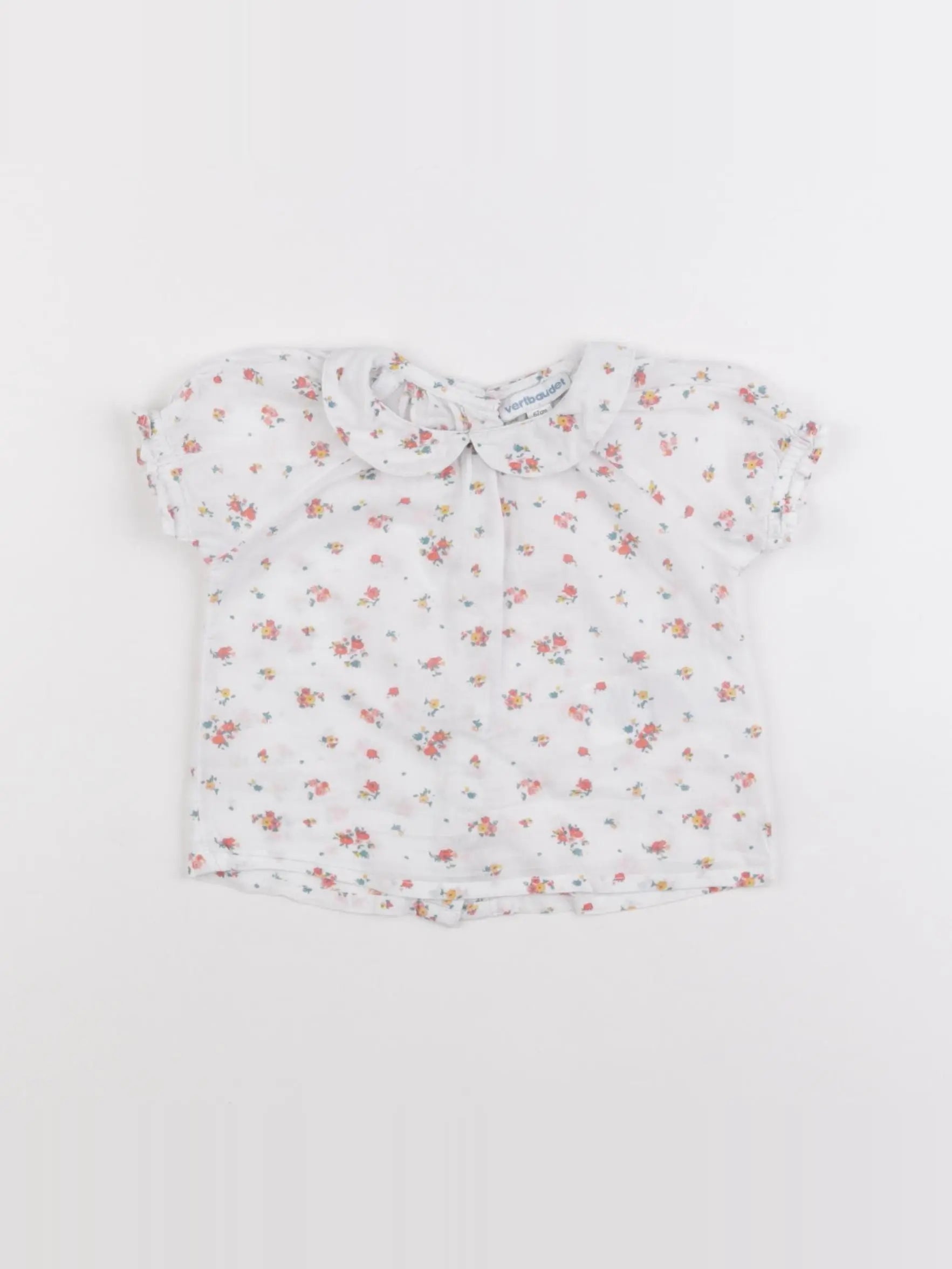 Vertbaudet - blouse multicolore - 6 mois