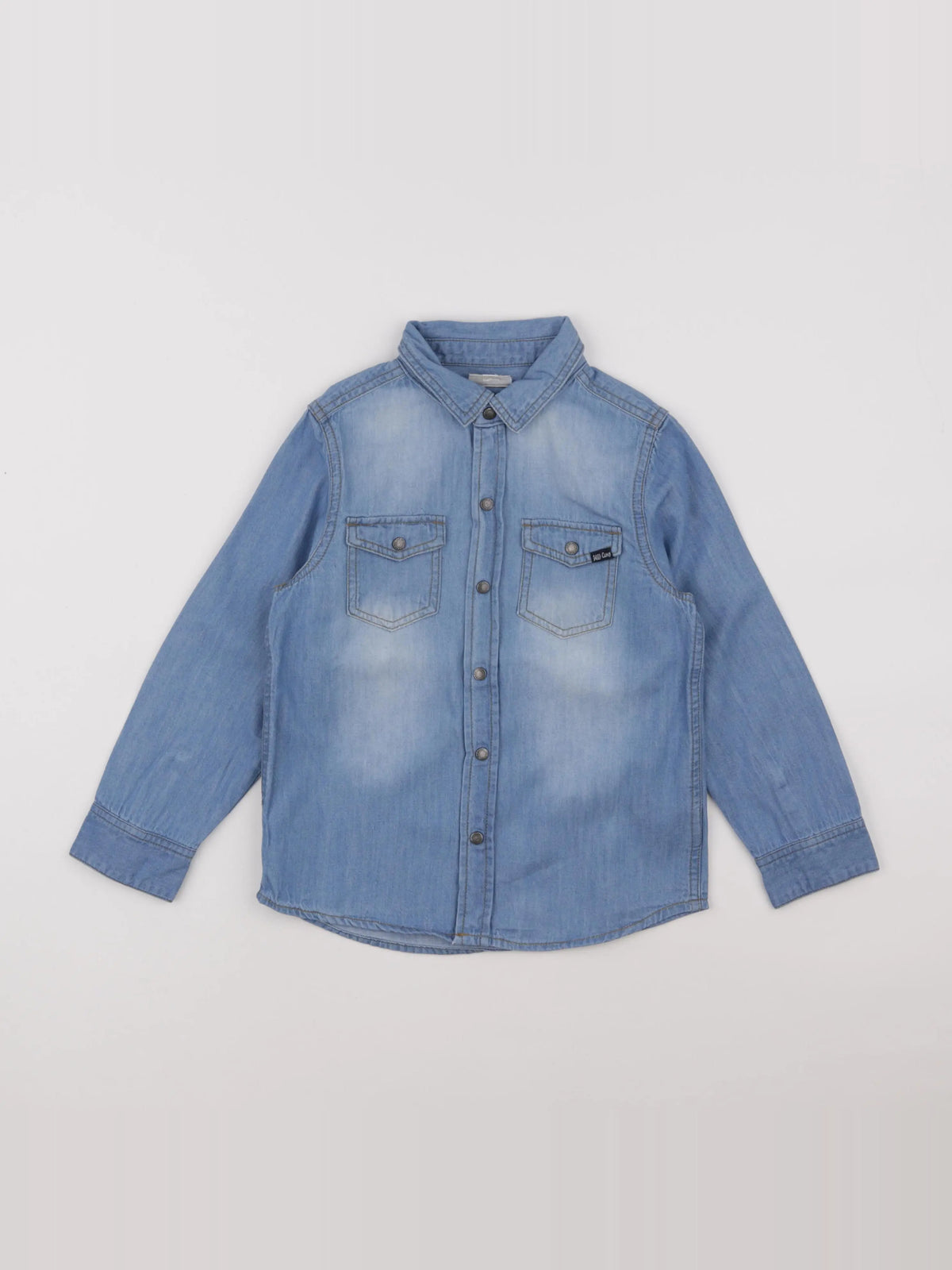 Vertbaudet - chemise bleu - 6 ans