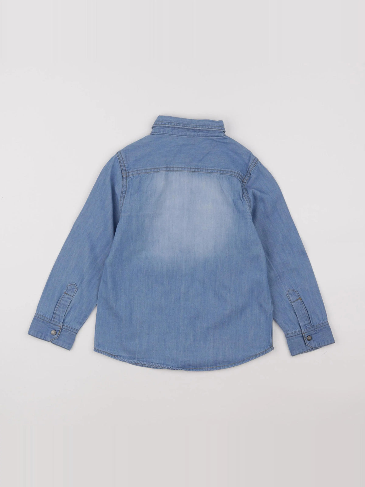 Vertbaudet - chemise bleu - 6 ans