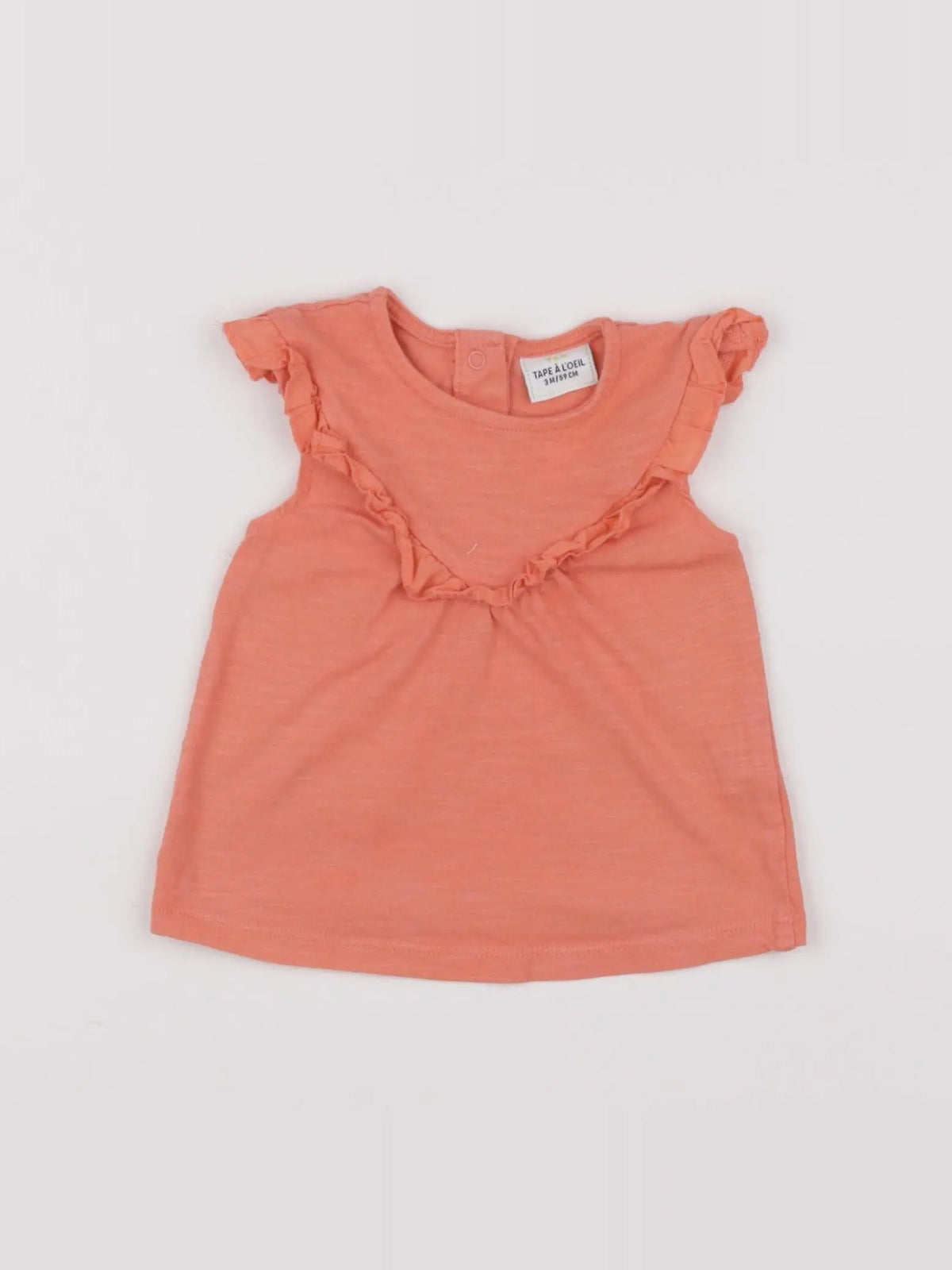 Tape à l'oeil - tee-shirt rose - 3 mois