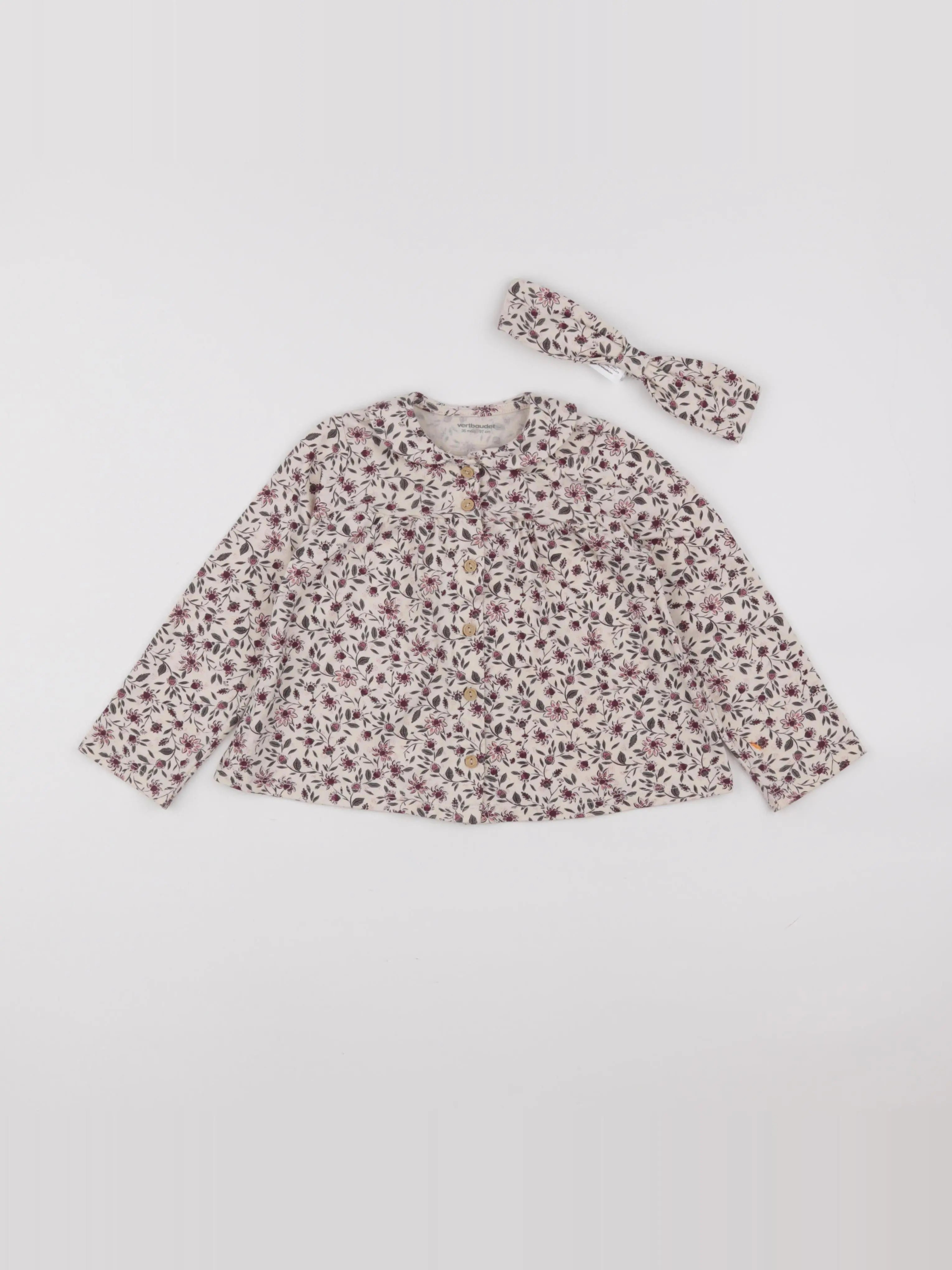 Vertbaudet - ensemble multicolore - 36 mois