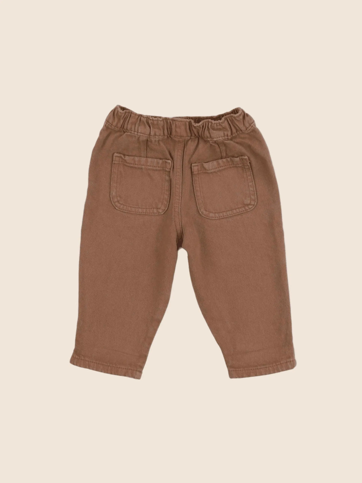Vertbaudet - jean marron - 6 mois