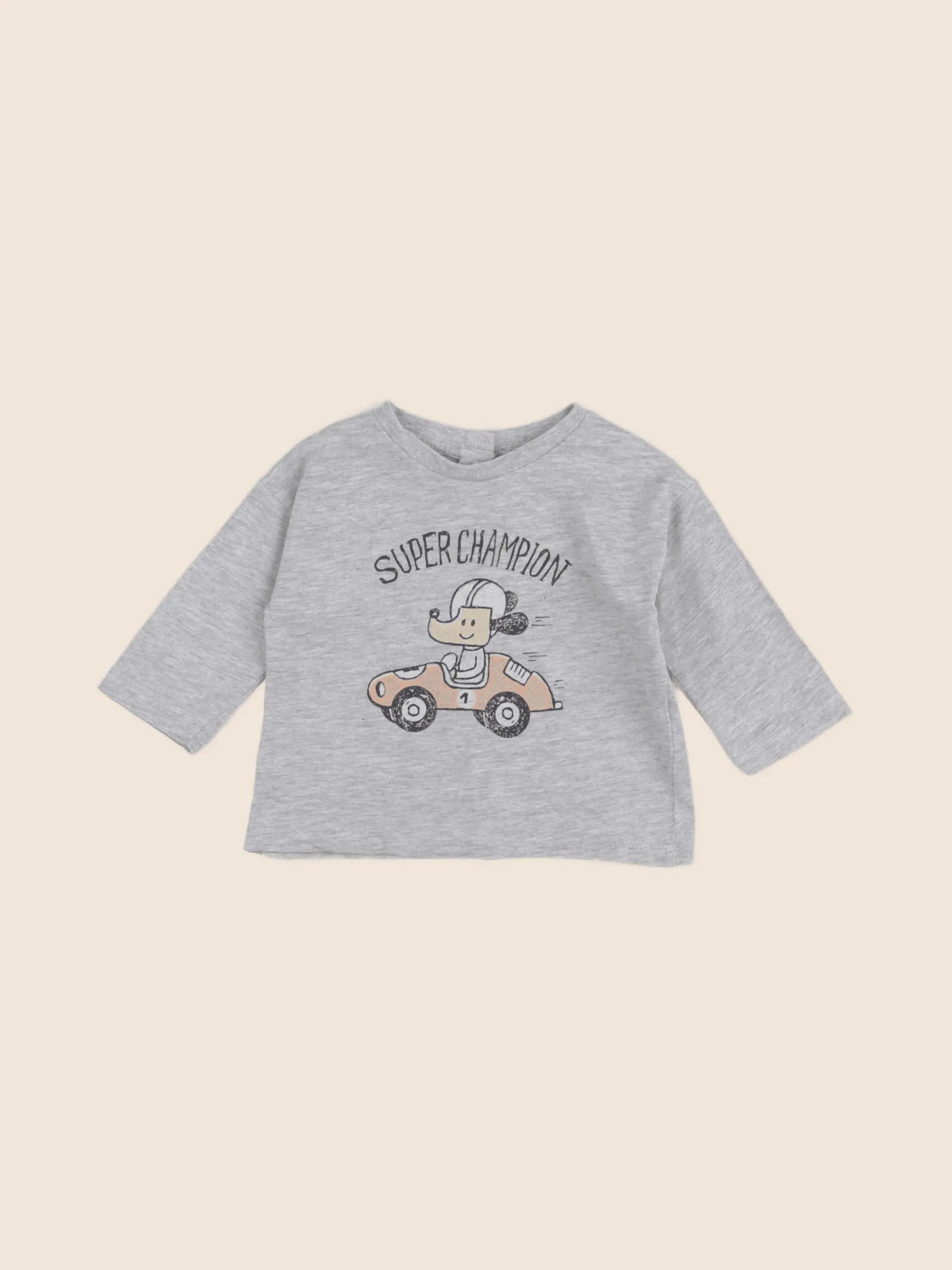 Vertbaudet - tee-shirt gris - 3 mois