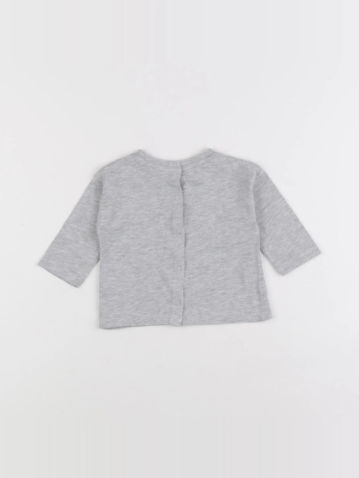 Vertbaudet - tee-shirt gris - 3 mois