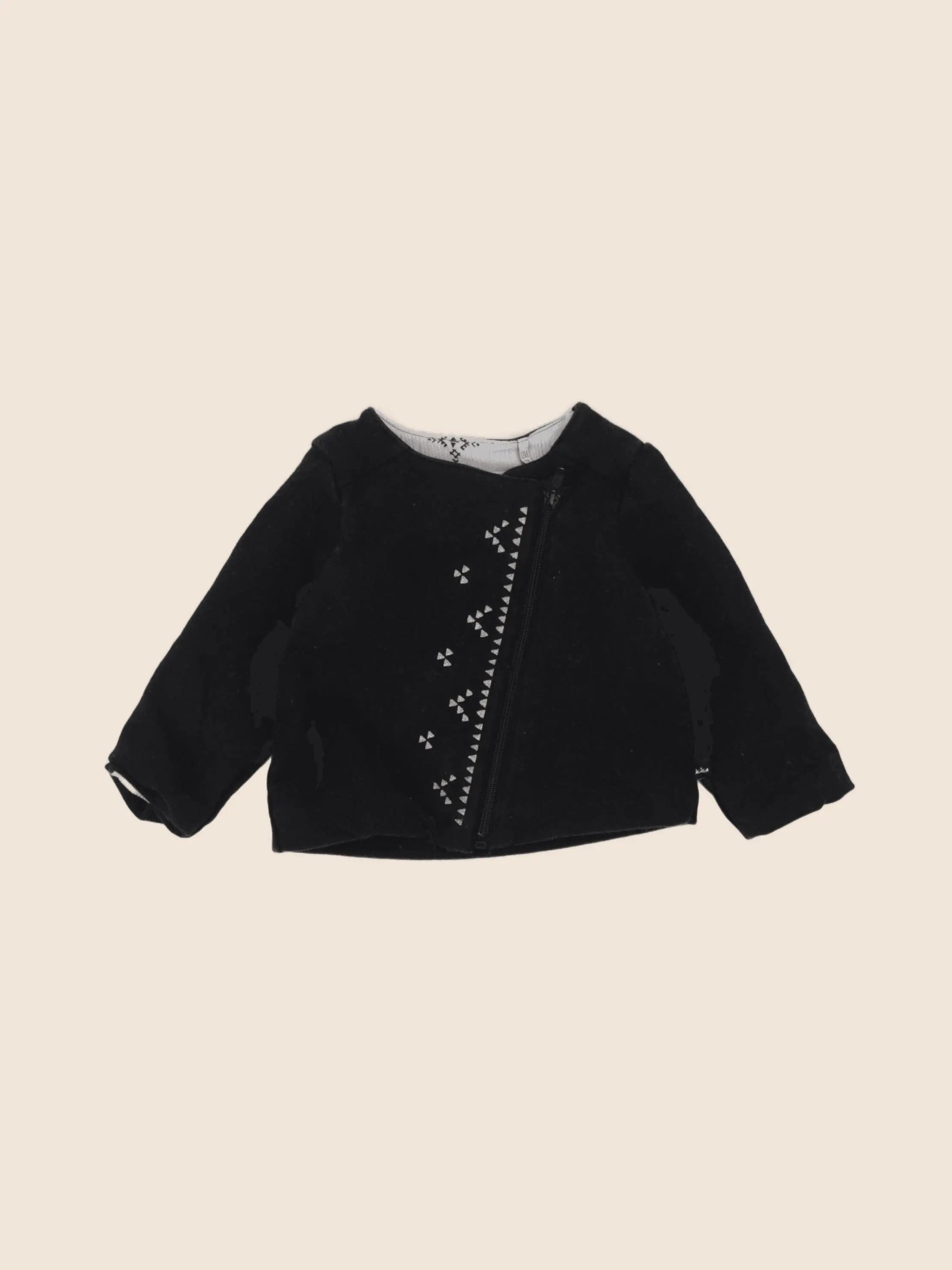 IKKS - sweat noir - 12 mois