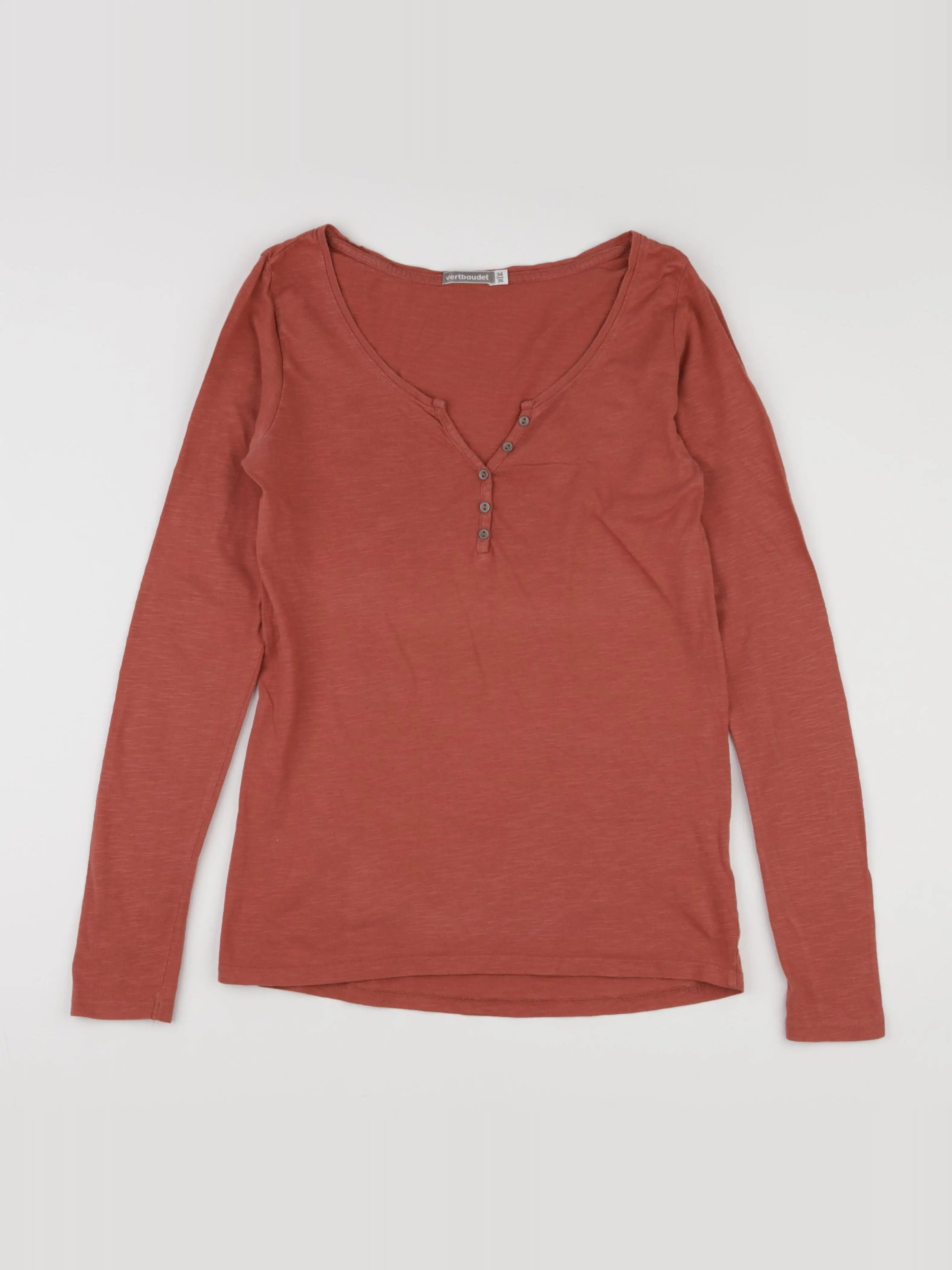 Vertbaudet - tee-shirt grossesse rouge - 34 à 36