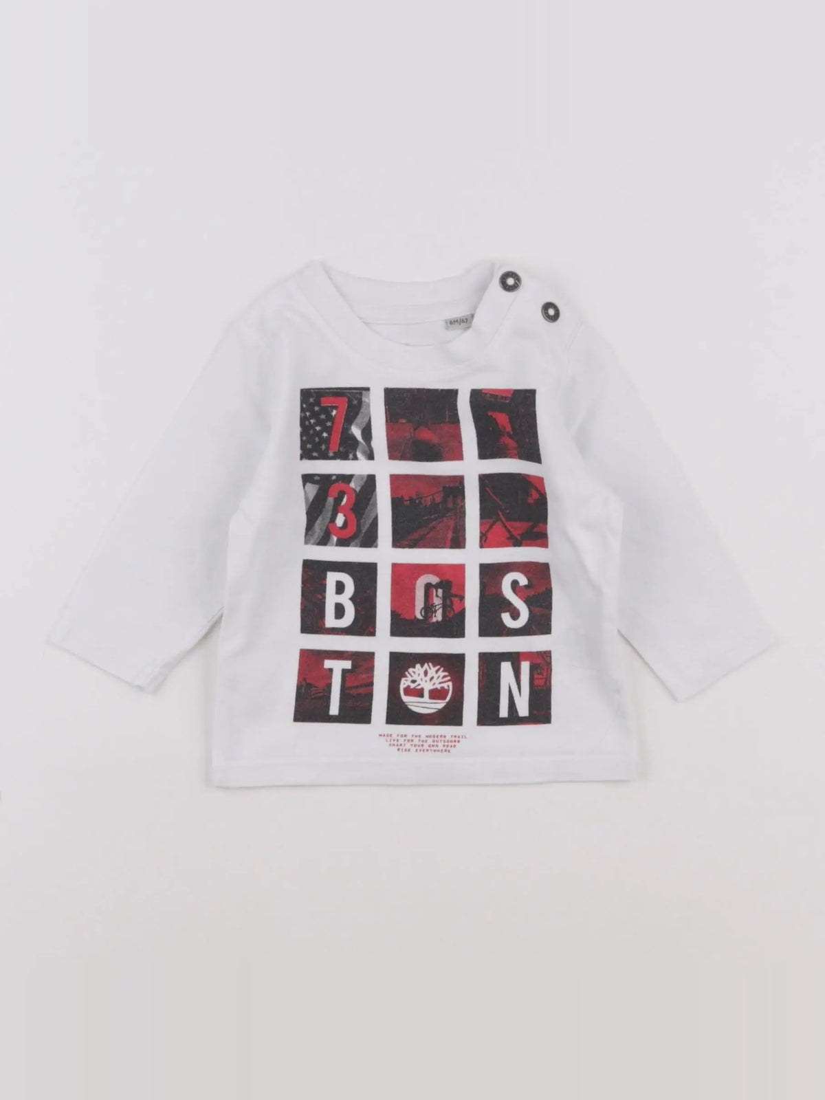 Timberland - tee-shirt multicolore - 6 mois