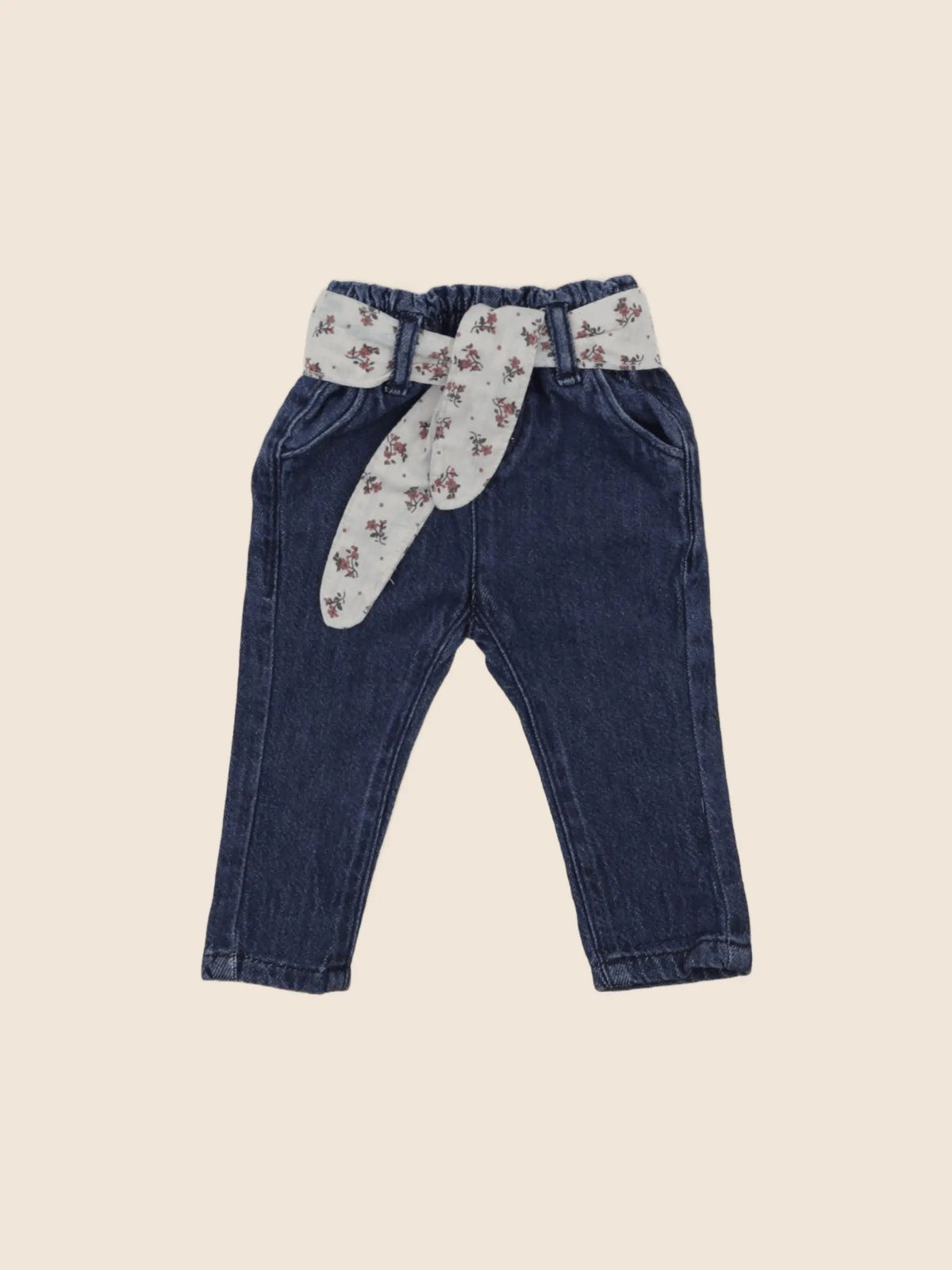 Vertbaudet - jean bleu - 3 mois
