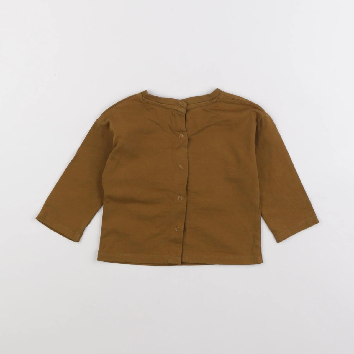 Vertbaudet - tee-shirt marron - 9 mois