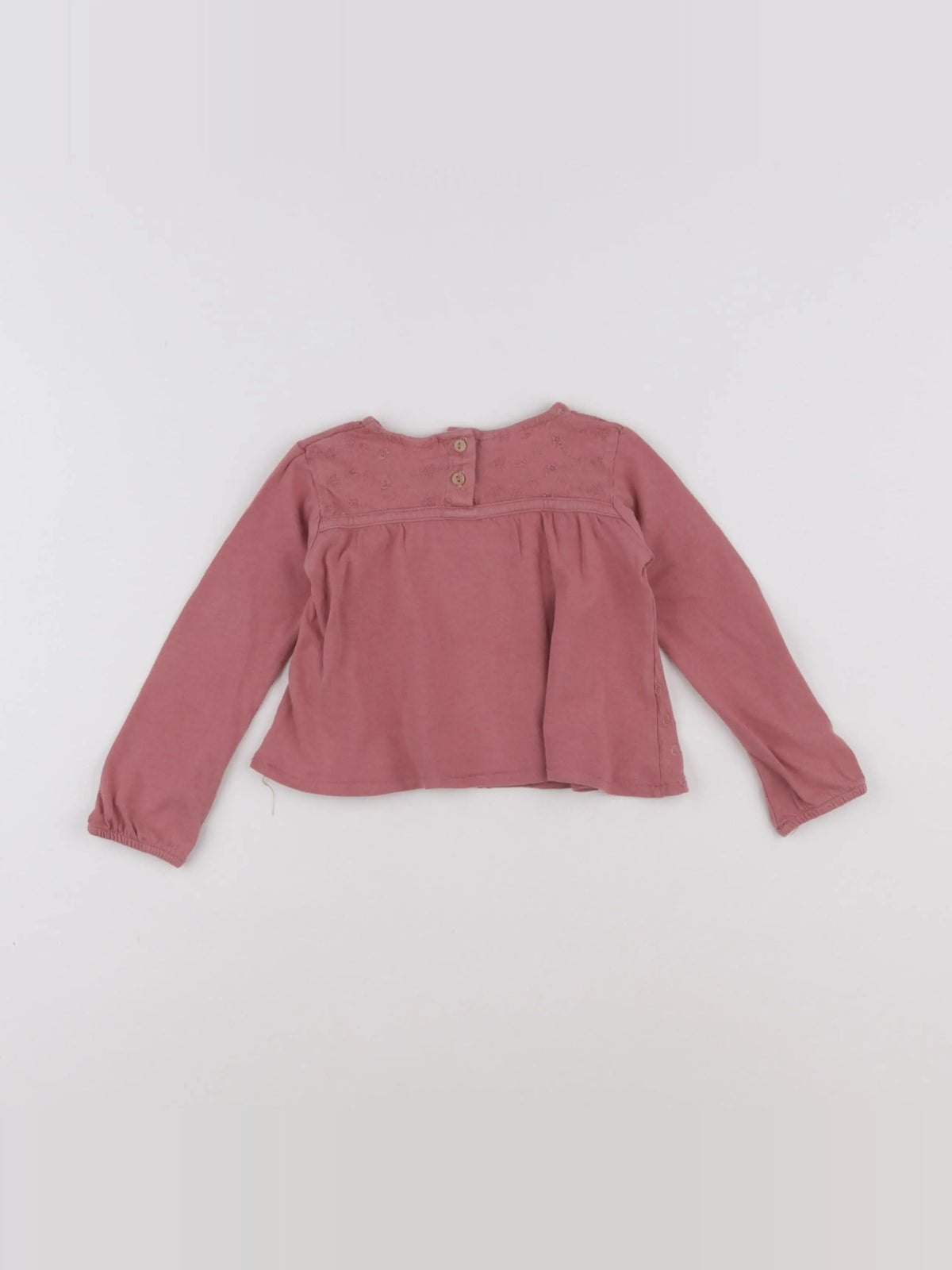 Zara - tee-shirt rose - 6/9 mois
