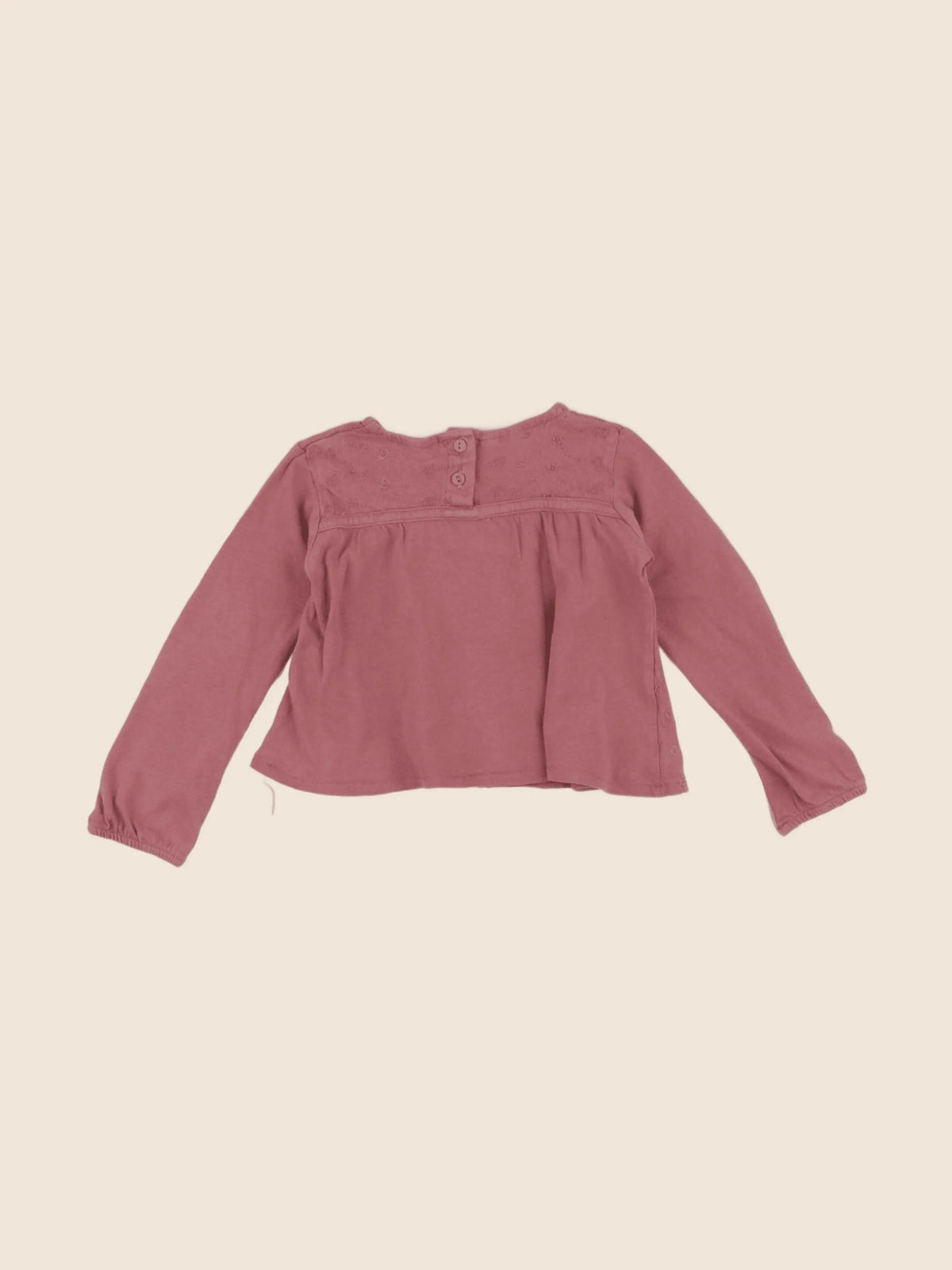 Zara - tee-shirt rose - 6/9 mois