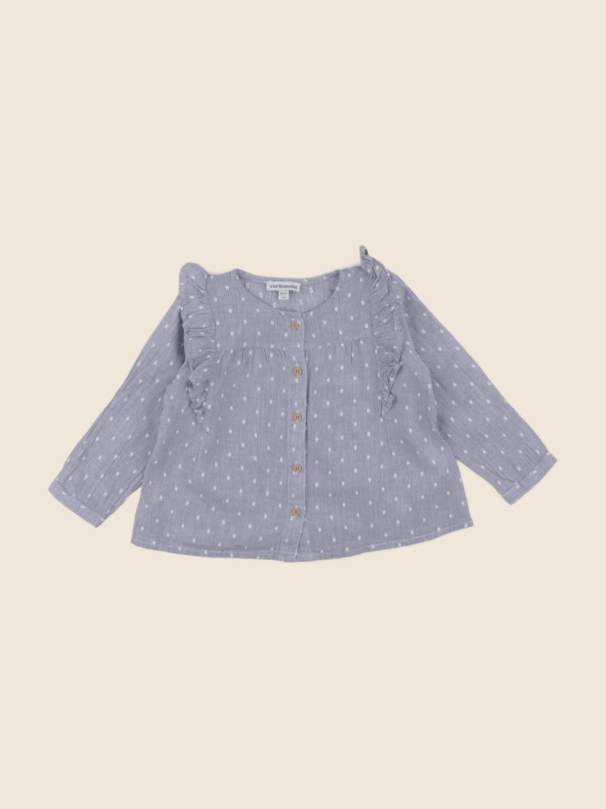 Vertbaudet - blouse bleu - 18 mois