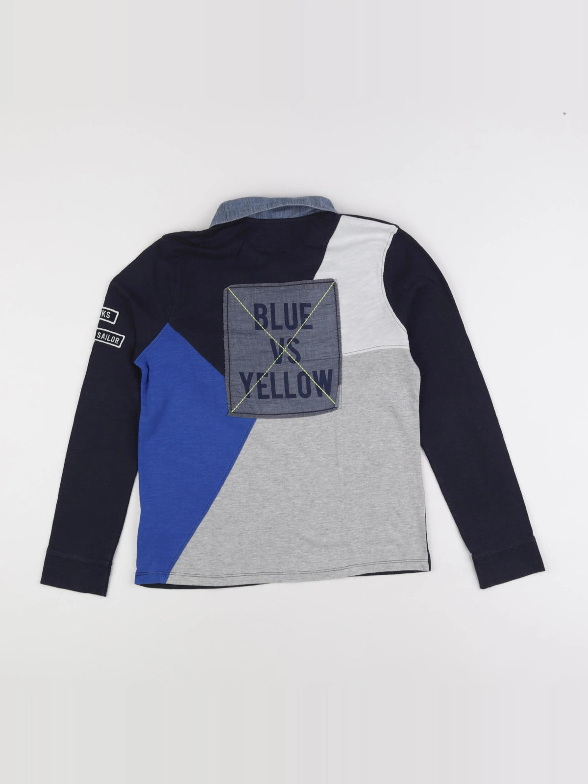 IKKS - polo imprimé au dos bleu - 12 ans