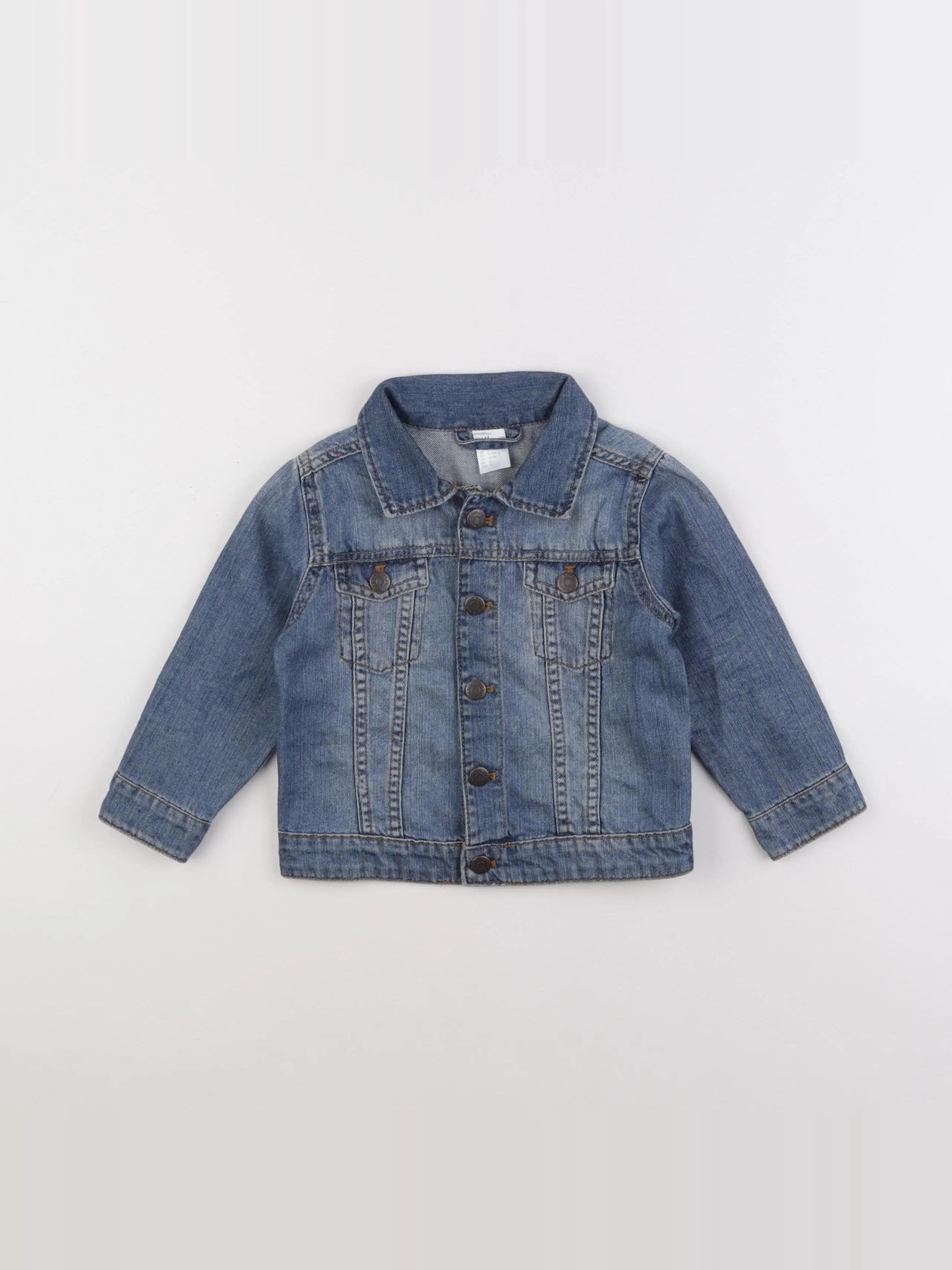 H&M - veste bleu - 12/18 mois