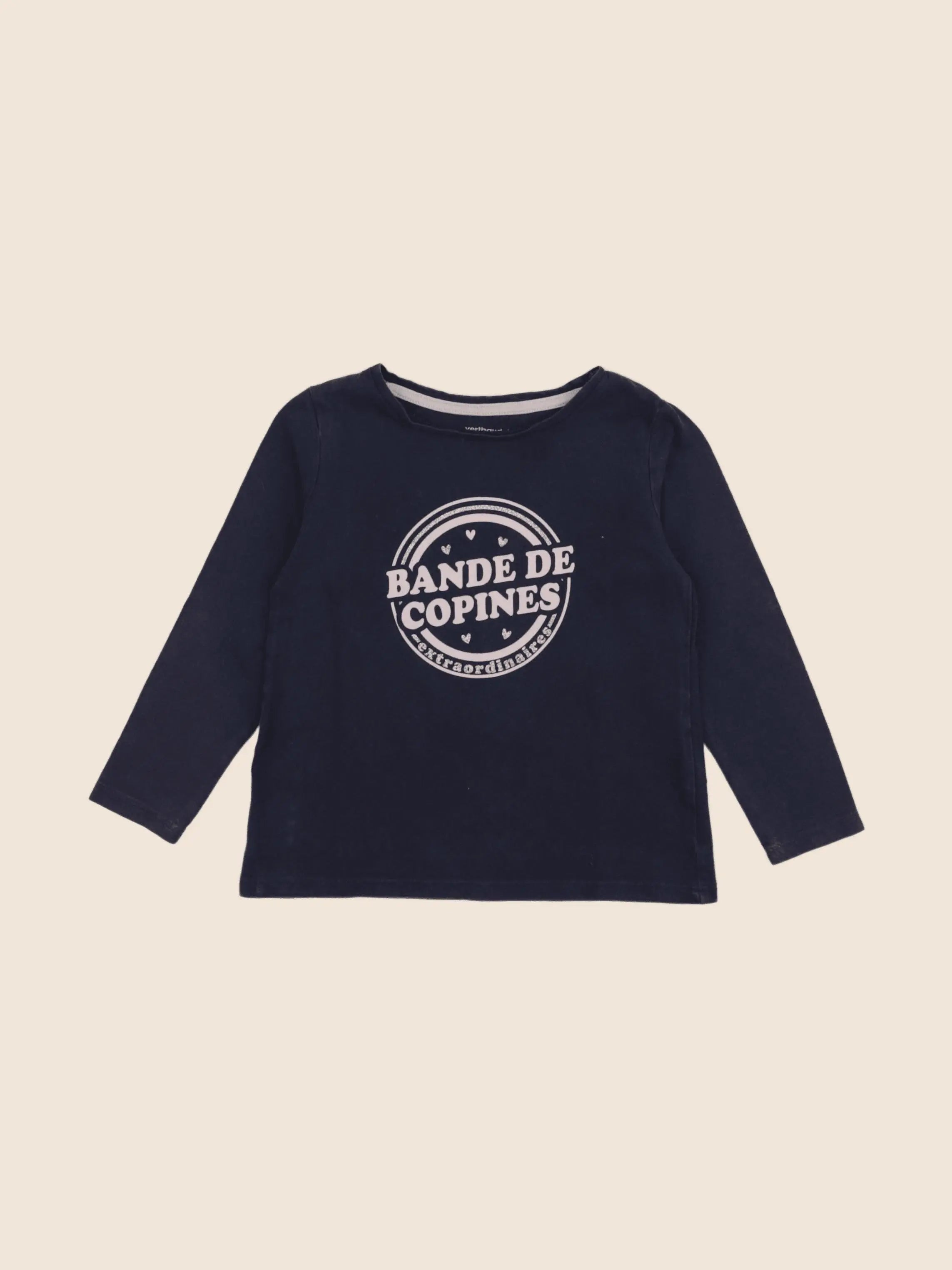 Vertbaudet - tee-shirt bleu - 3 ans