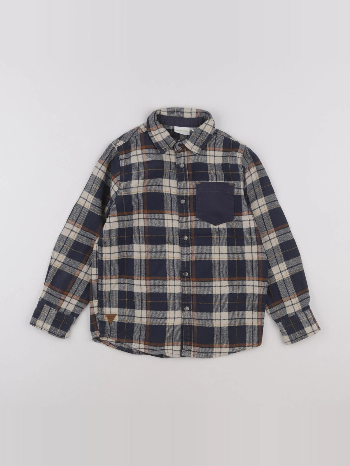 Vertbaudet - chemise bleu - 8 ans