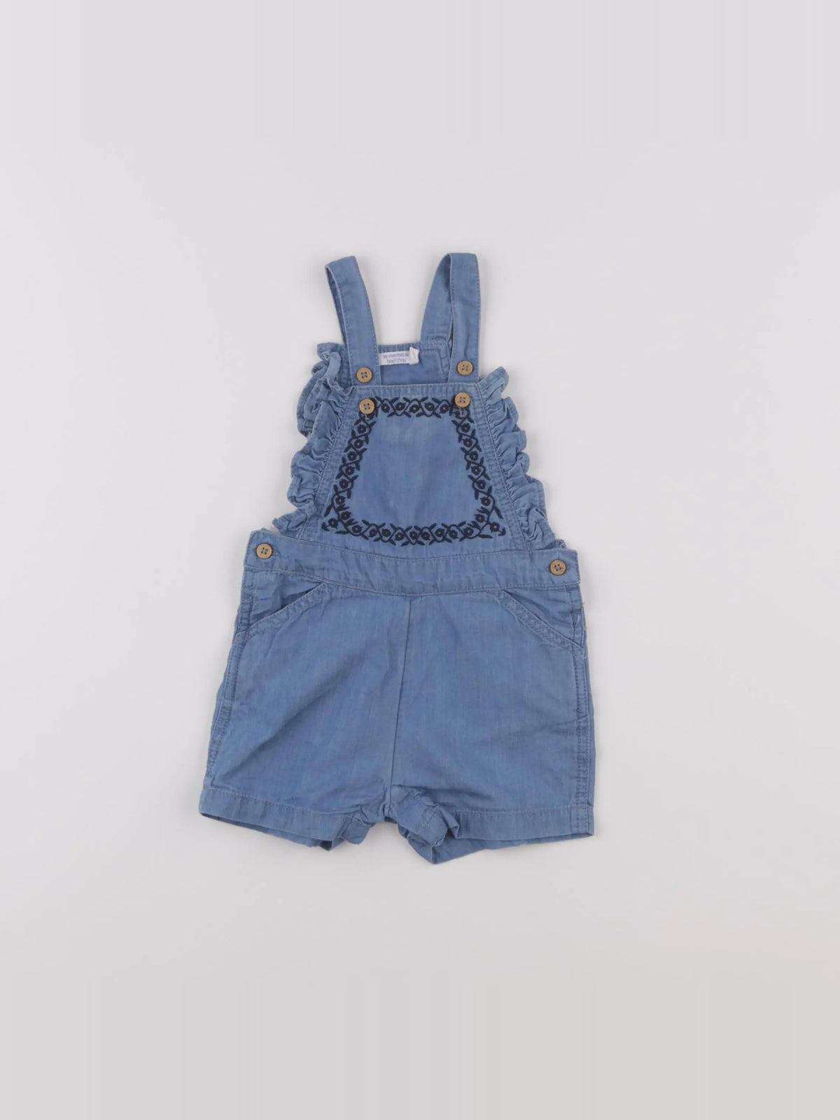 Boutchou - salopette bleu - 6 mois