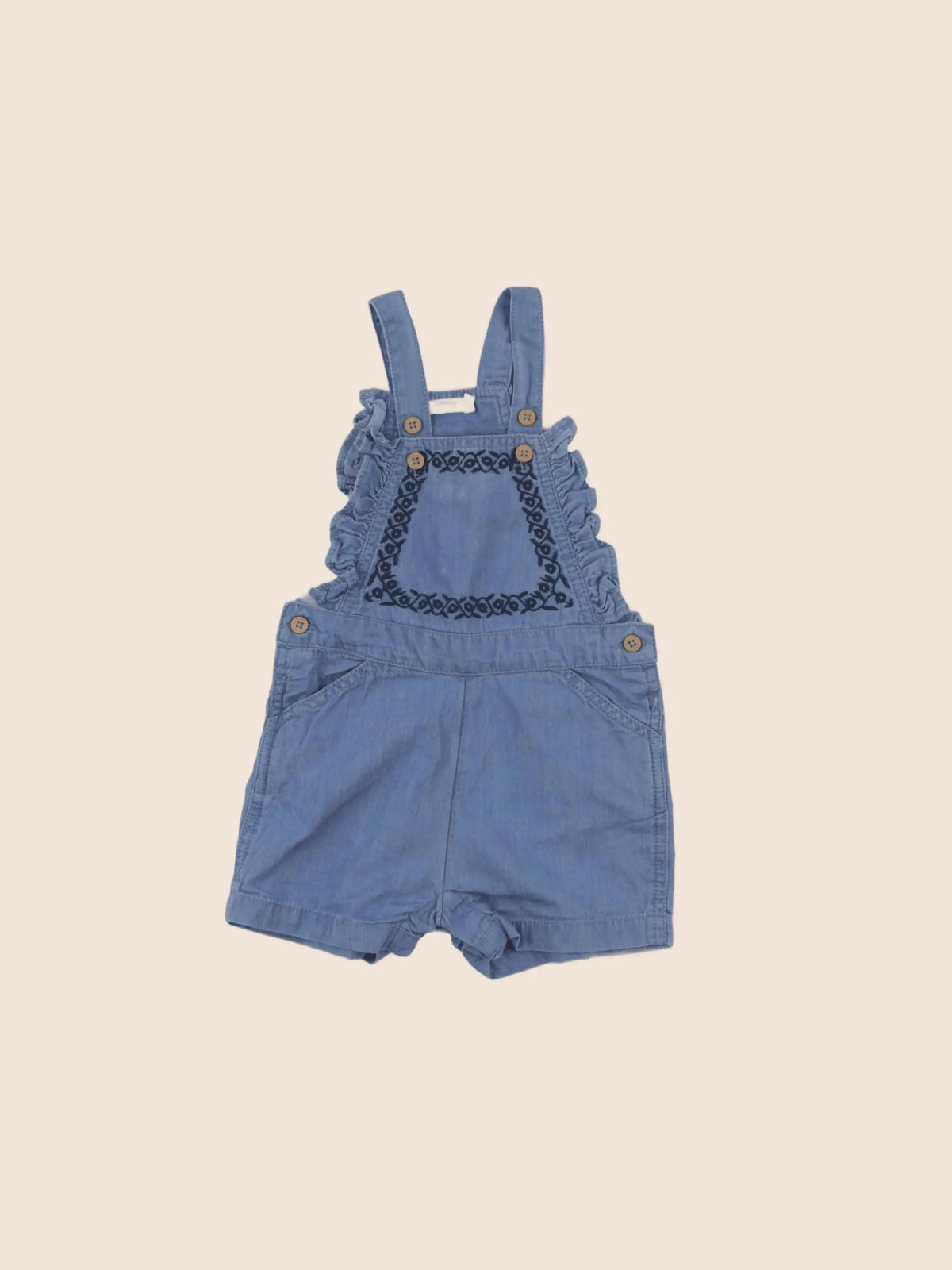 Boutchou - salopette bleu - 6 mois