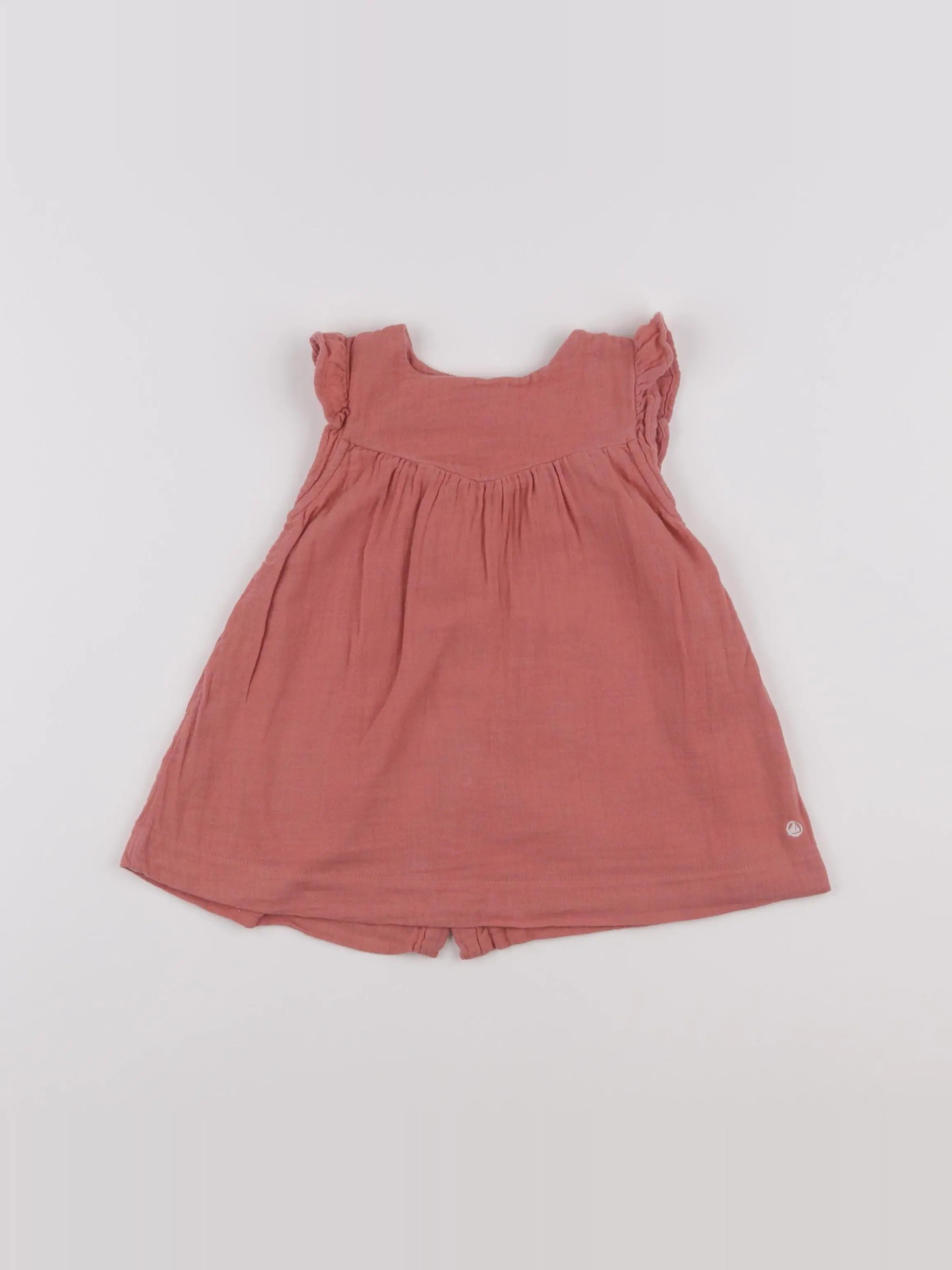 Petit Bateau - robe rose - 6 mois