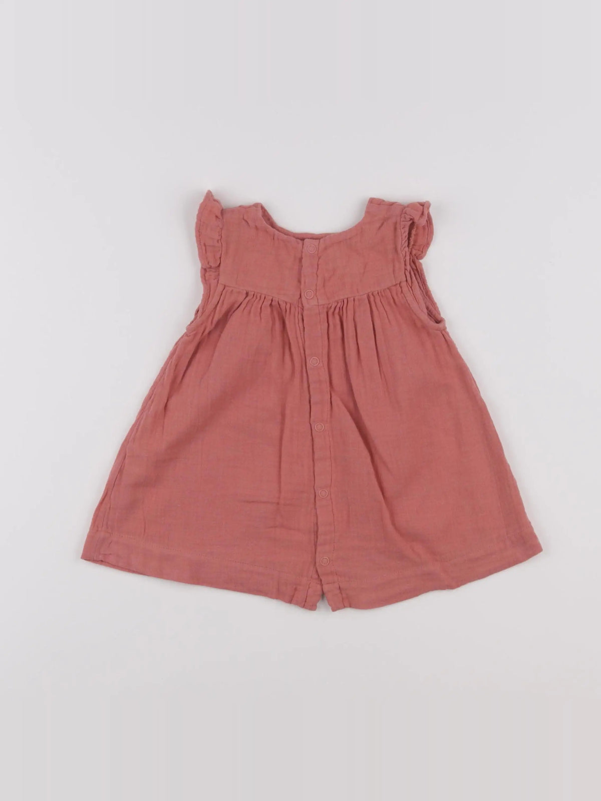 Petit Bateau - robe rose - 6 mois
