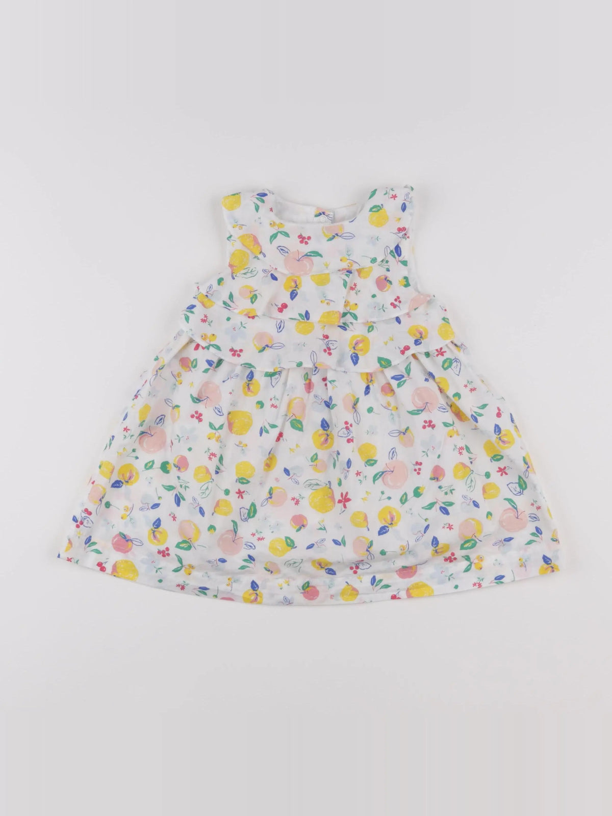 Petit Bateau - robe multicolore - 18 mois