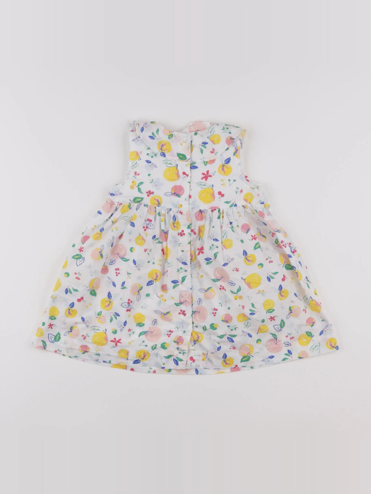 Petit Bateau - robe multicolore - 18 mois