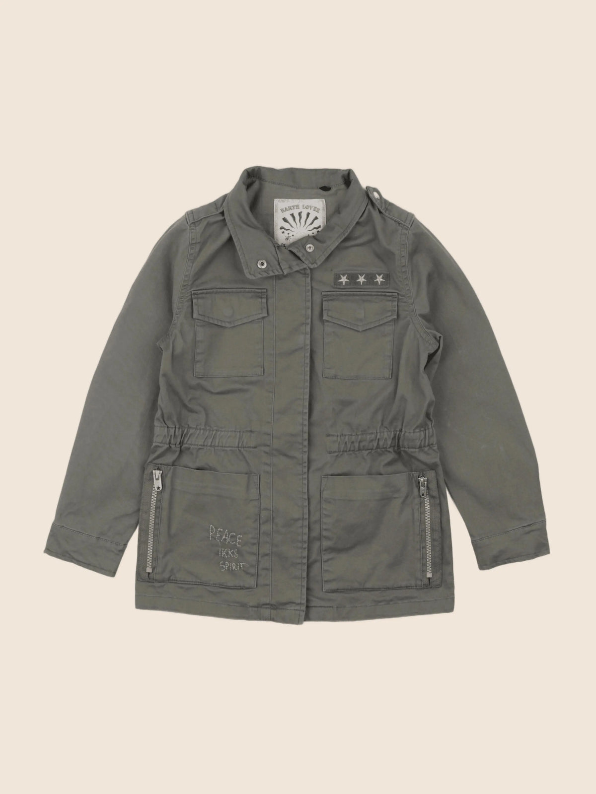 IKKS - veste imprimé au dos vert - 8 ans