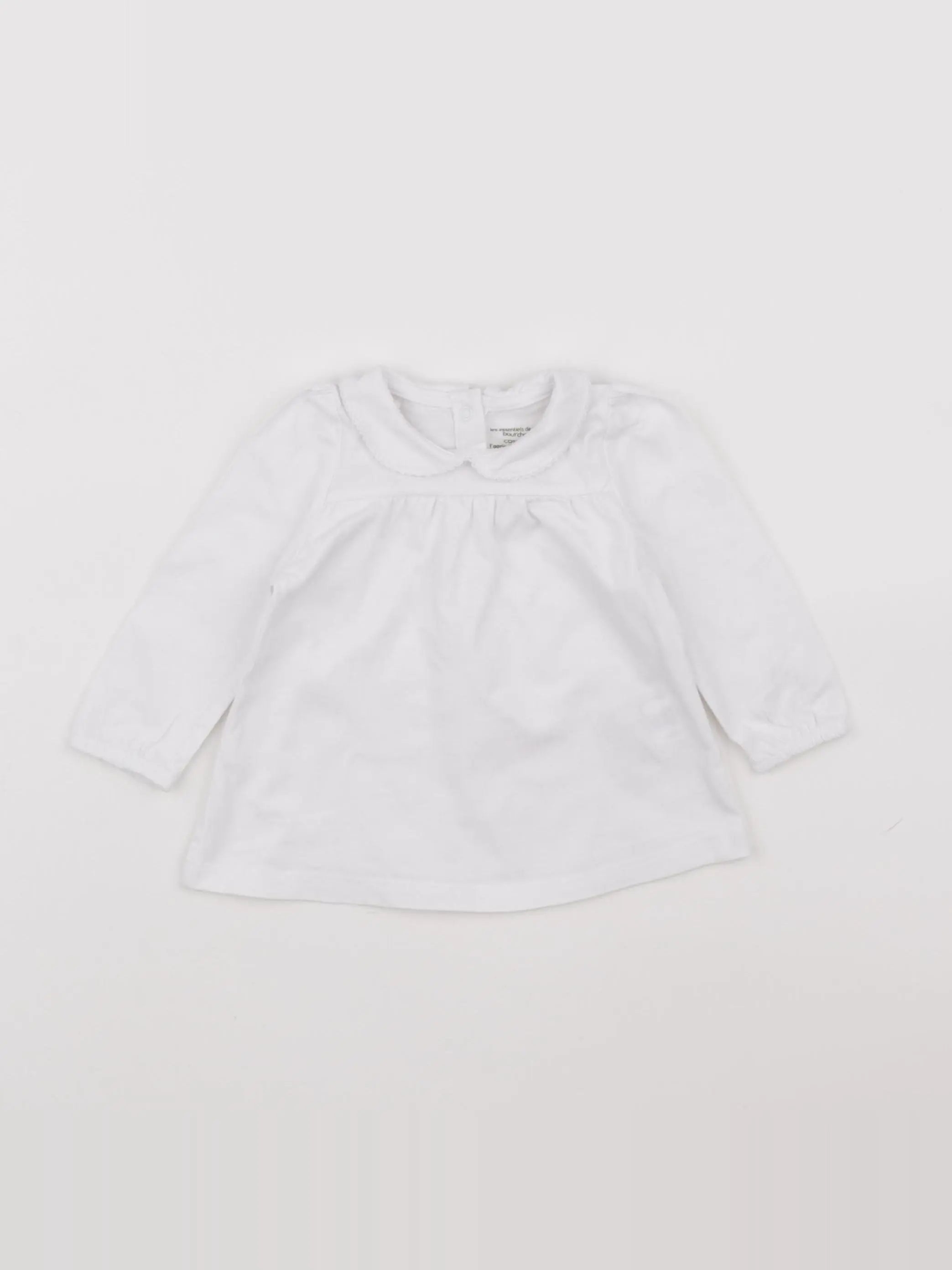 Boutchou - tee-shirt blanc - 6 mois
